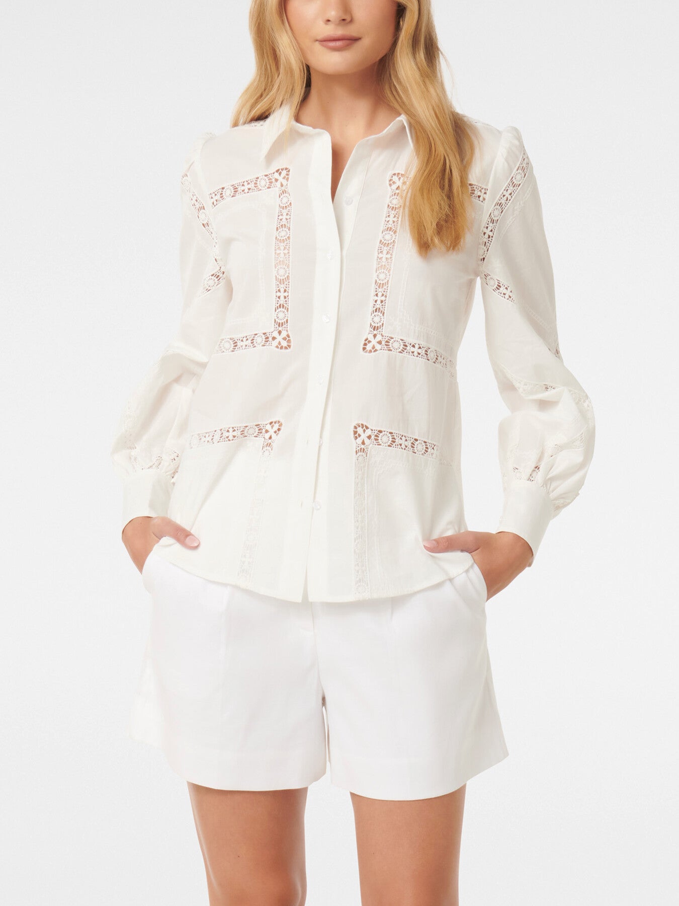 Brianna Broderie Shirt