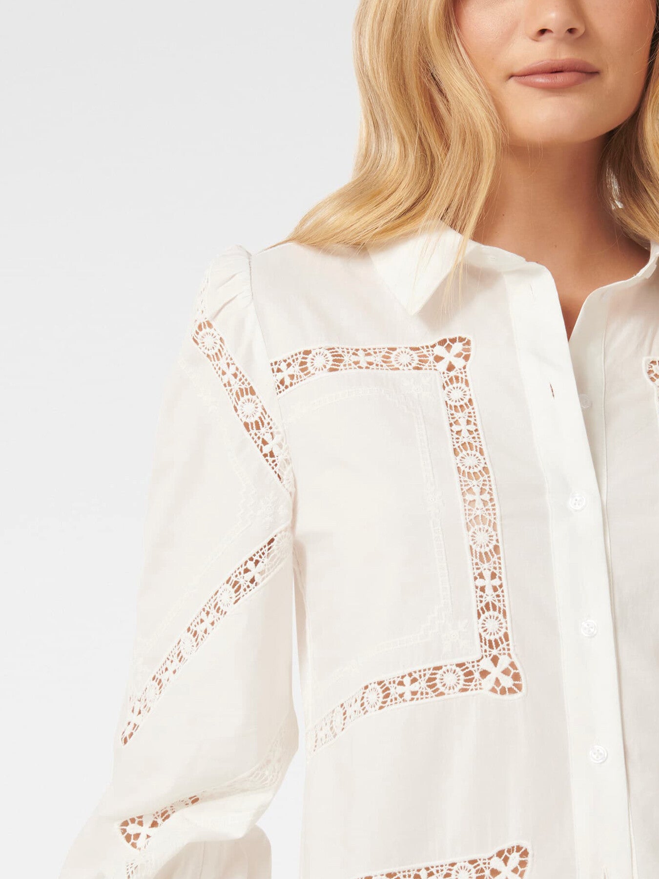 Brianna Broderie Shirt