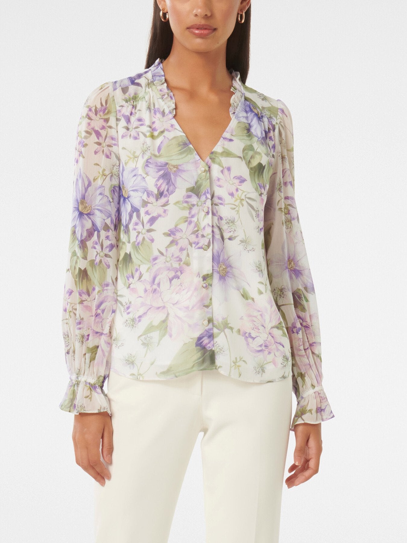 Phoenix Frill Neck Blouse