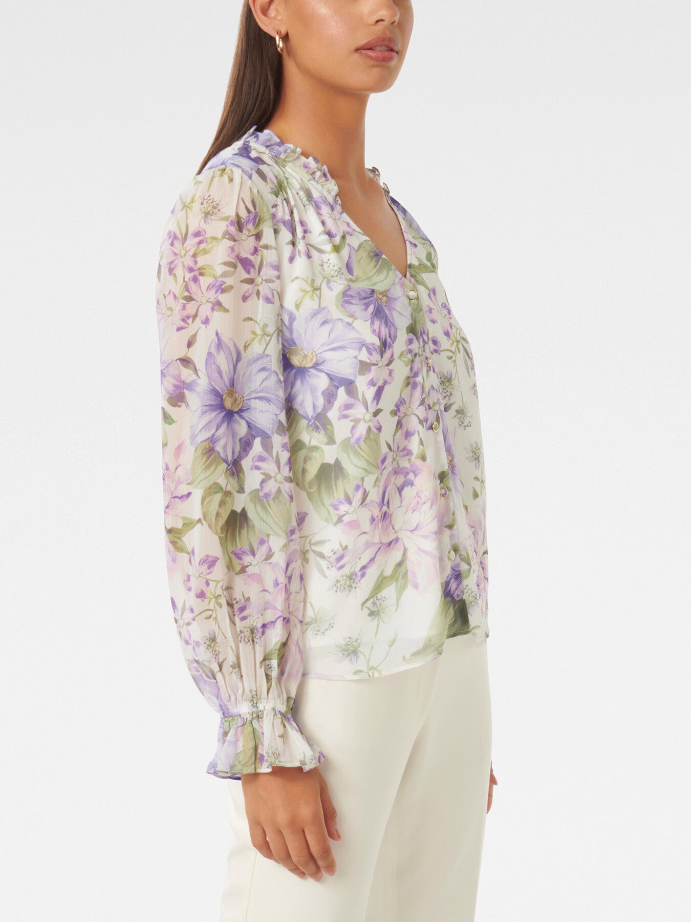 Phoenix Frill Neck Blouse