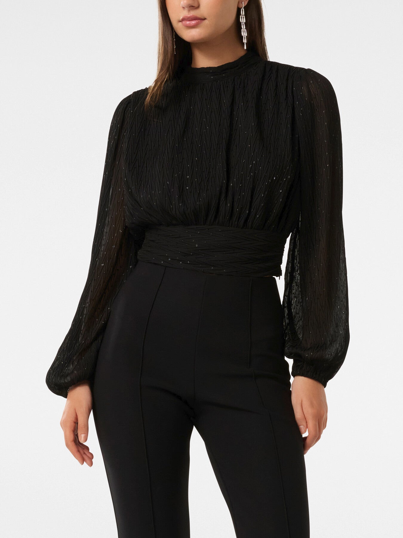 Macy Metallic Top