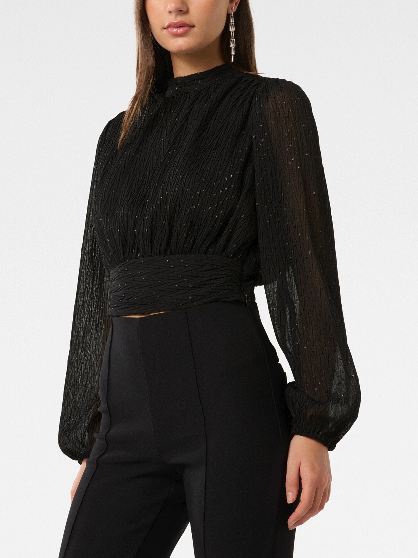 Macy Metallic Top