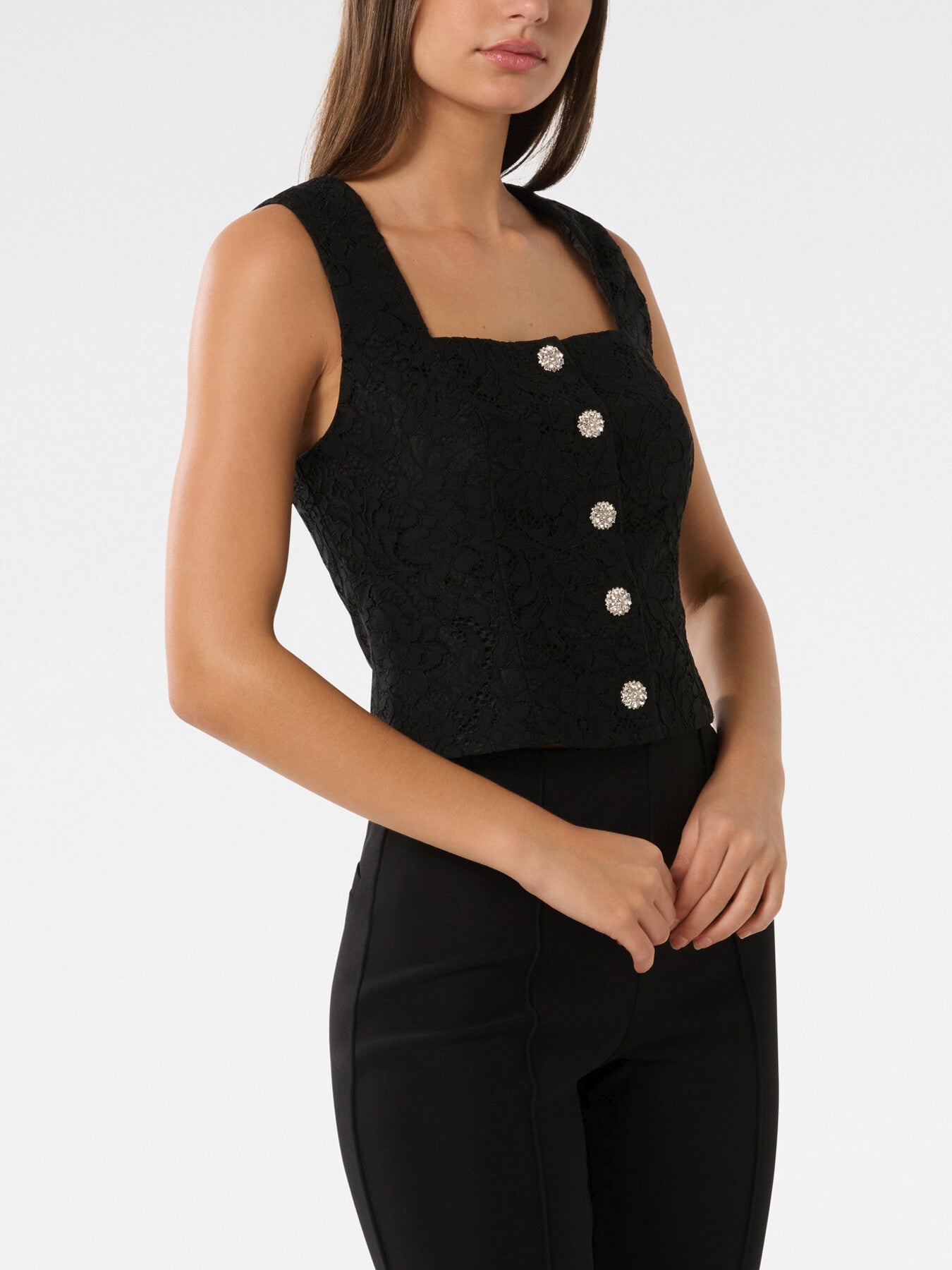 Layla Lace Bustier Top