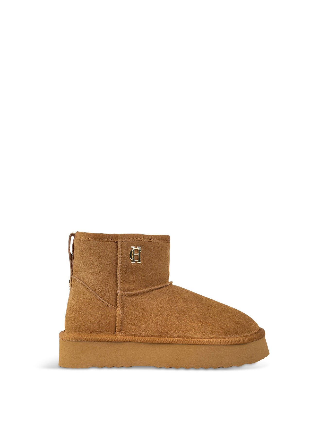 HOLLAND COOPER Shearling Platform Boots
