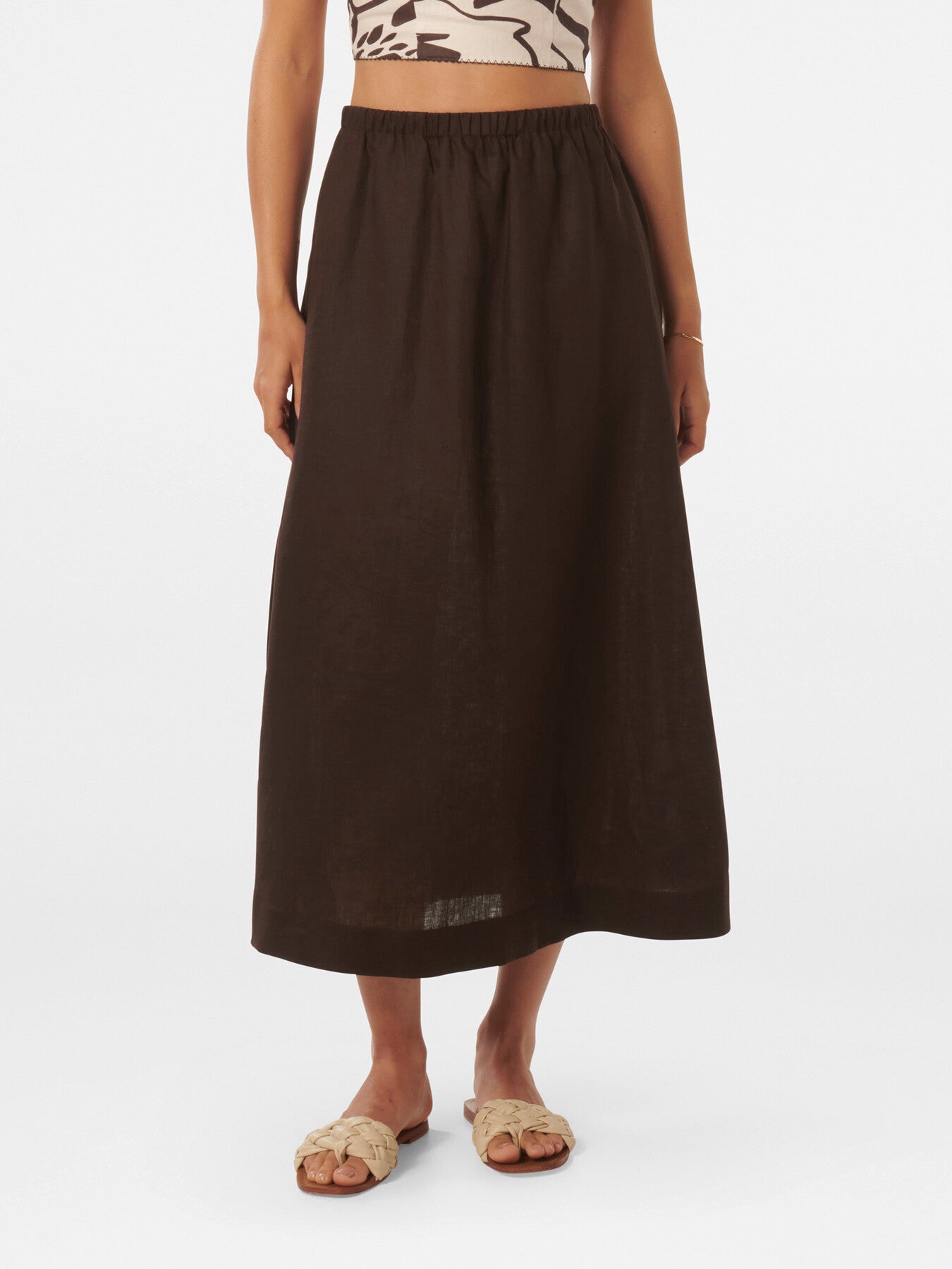 Avery Linen Skirt