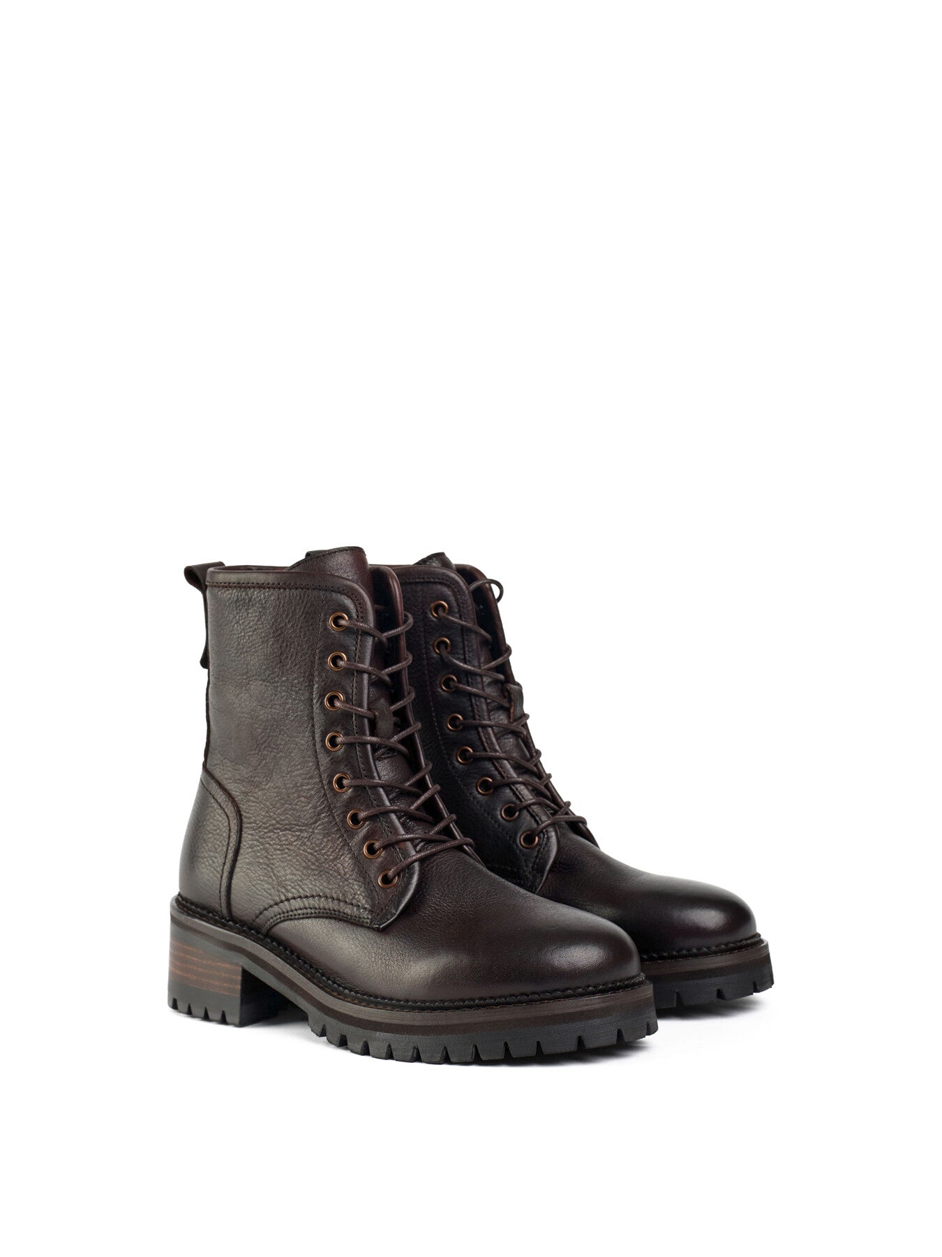 SOLE CRAFTED Stitch Lace Up Boots
