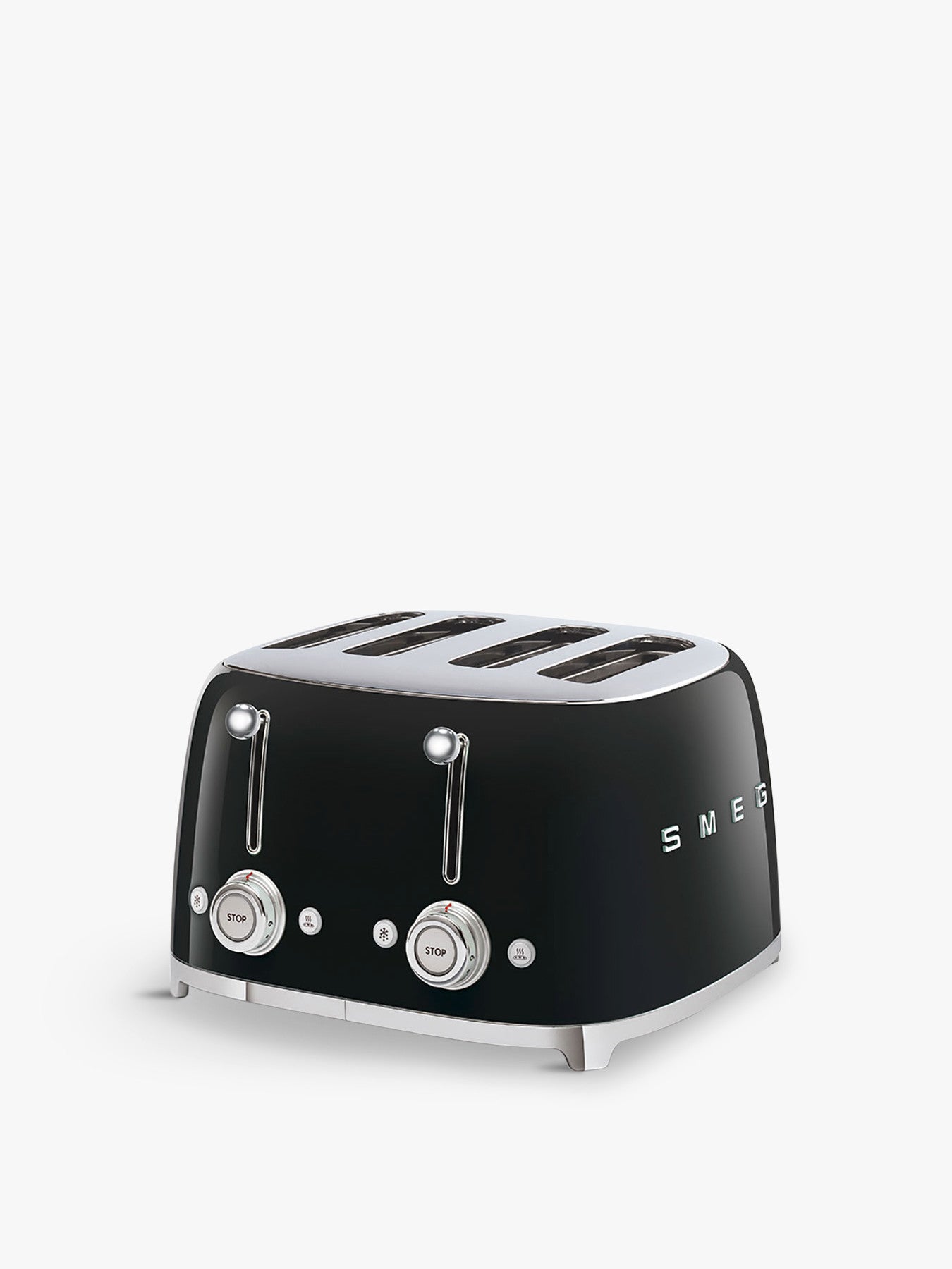 Appliances Smeg Slice Black Toaster Smeg TSF03 Retro Style 4-Slice