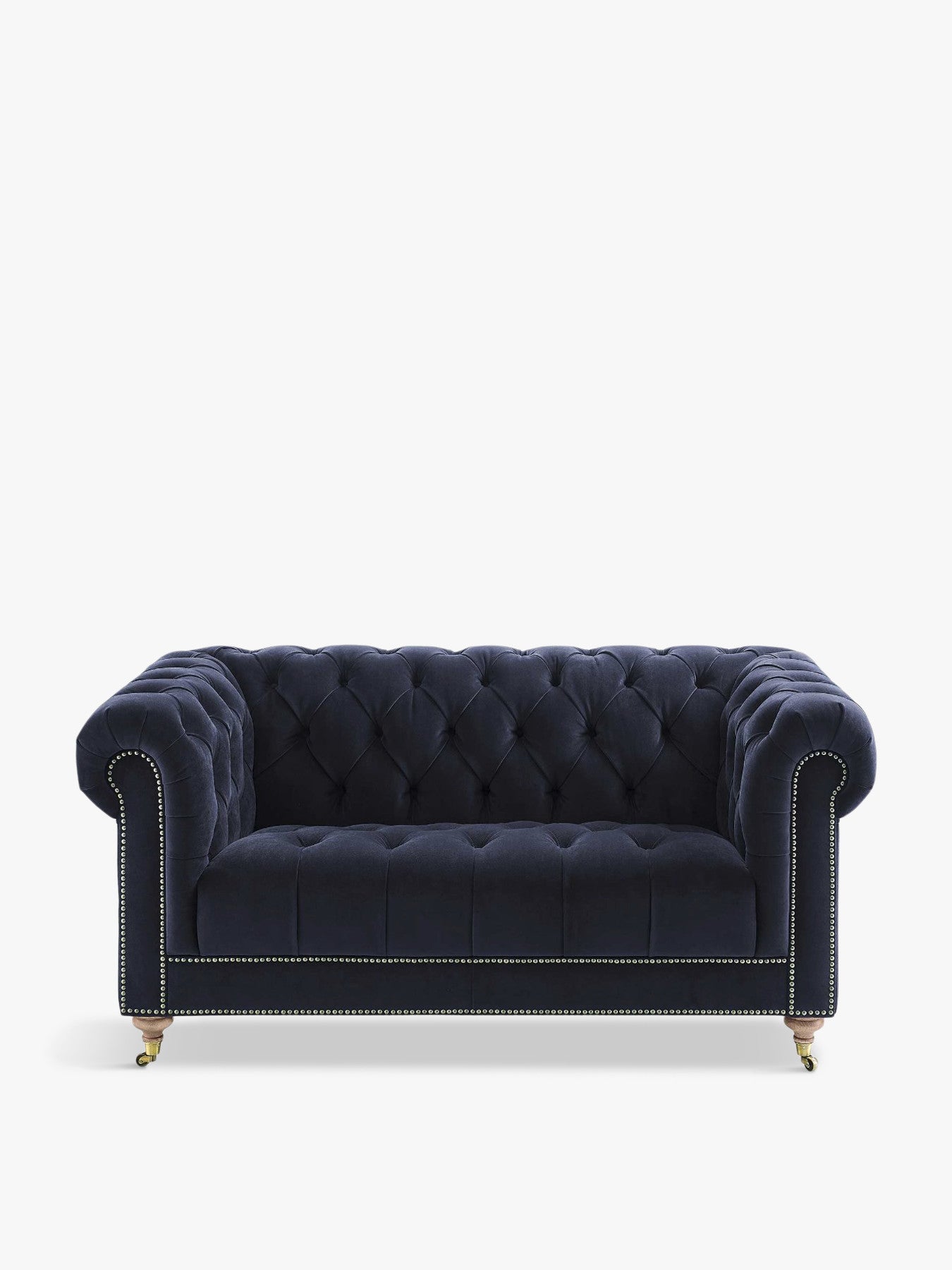 Ullswater 2 Seater Chesterfield Sofa, Blue Velvet