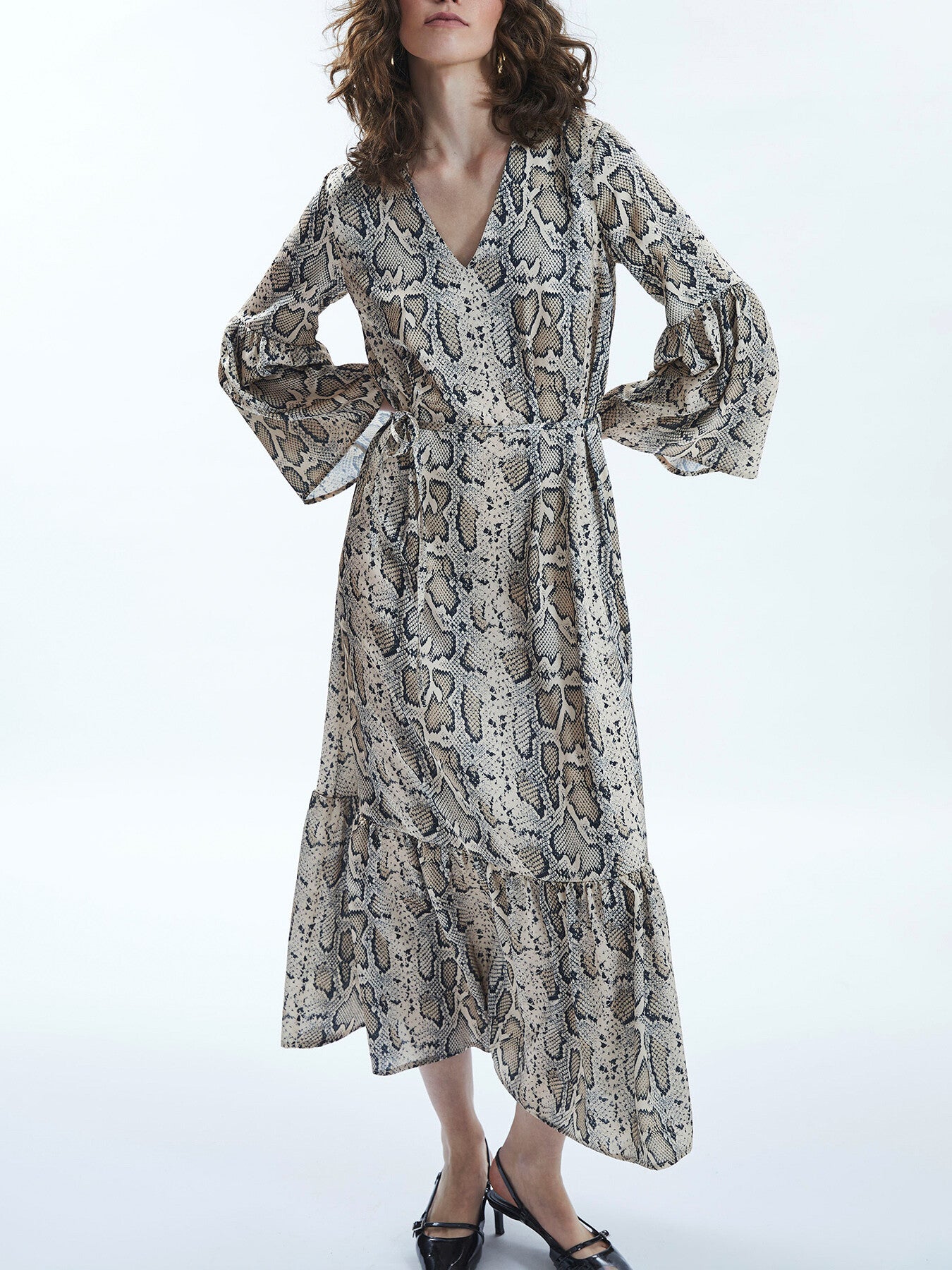 Python Print Belted Dress