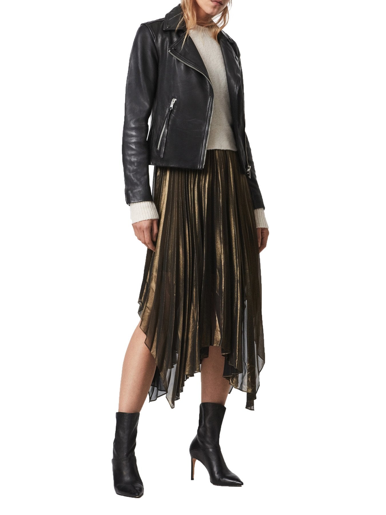 Dalby Leather Biker Jacket