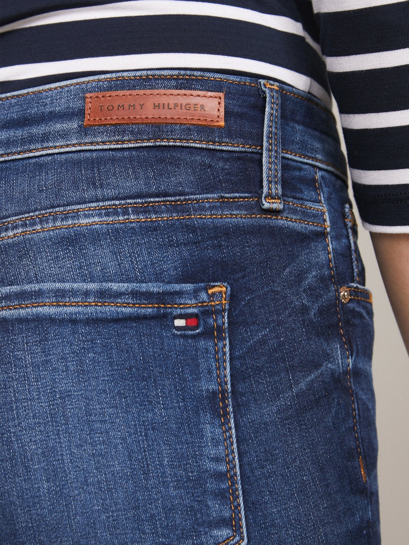 Como Heritage Skinny Fit Faded Jeans