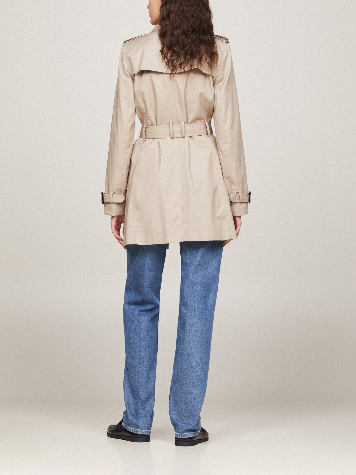 Single Breasted Trench Coat