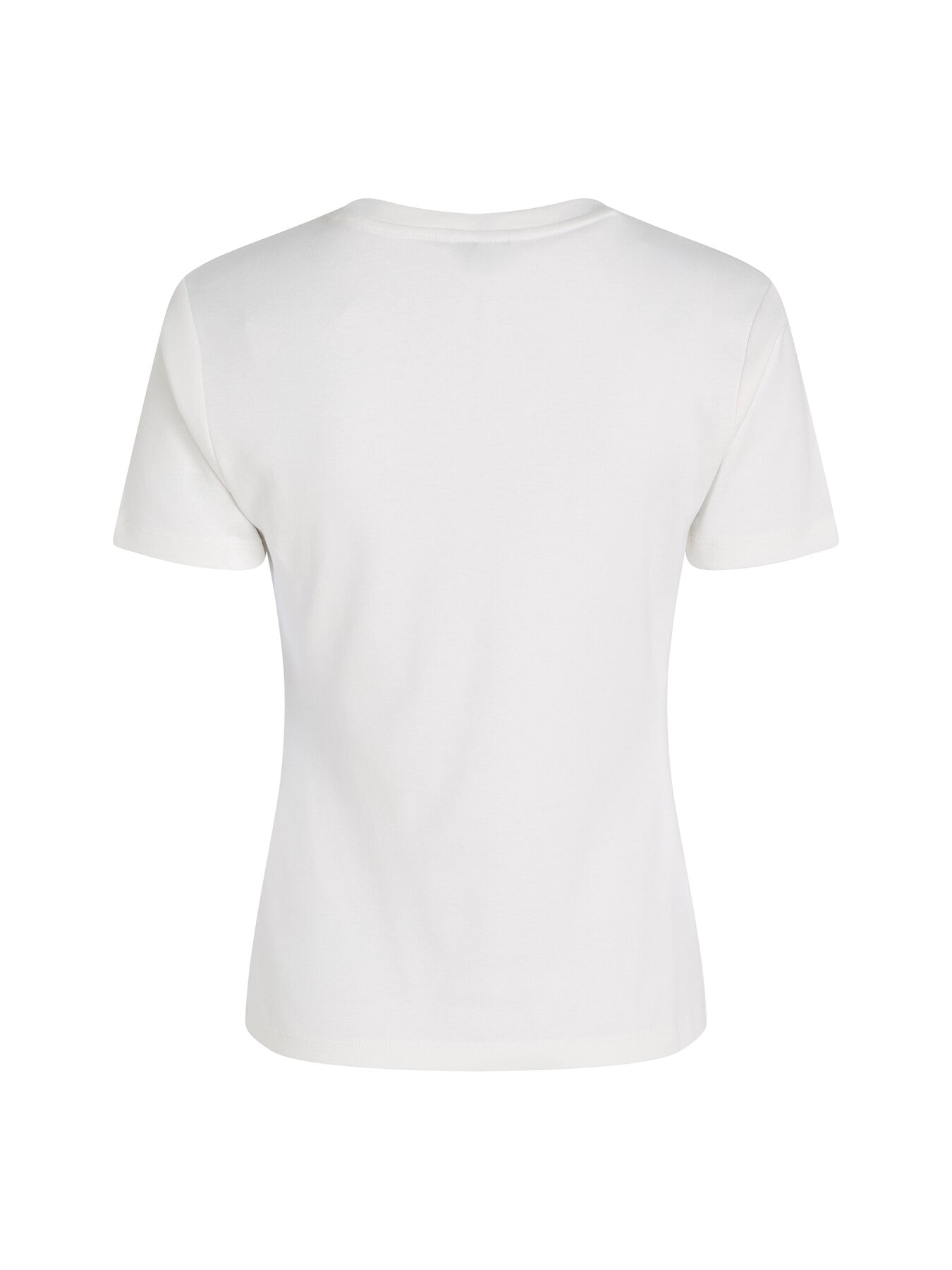 Crew Neck Flag Embroidery T-Shirt