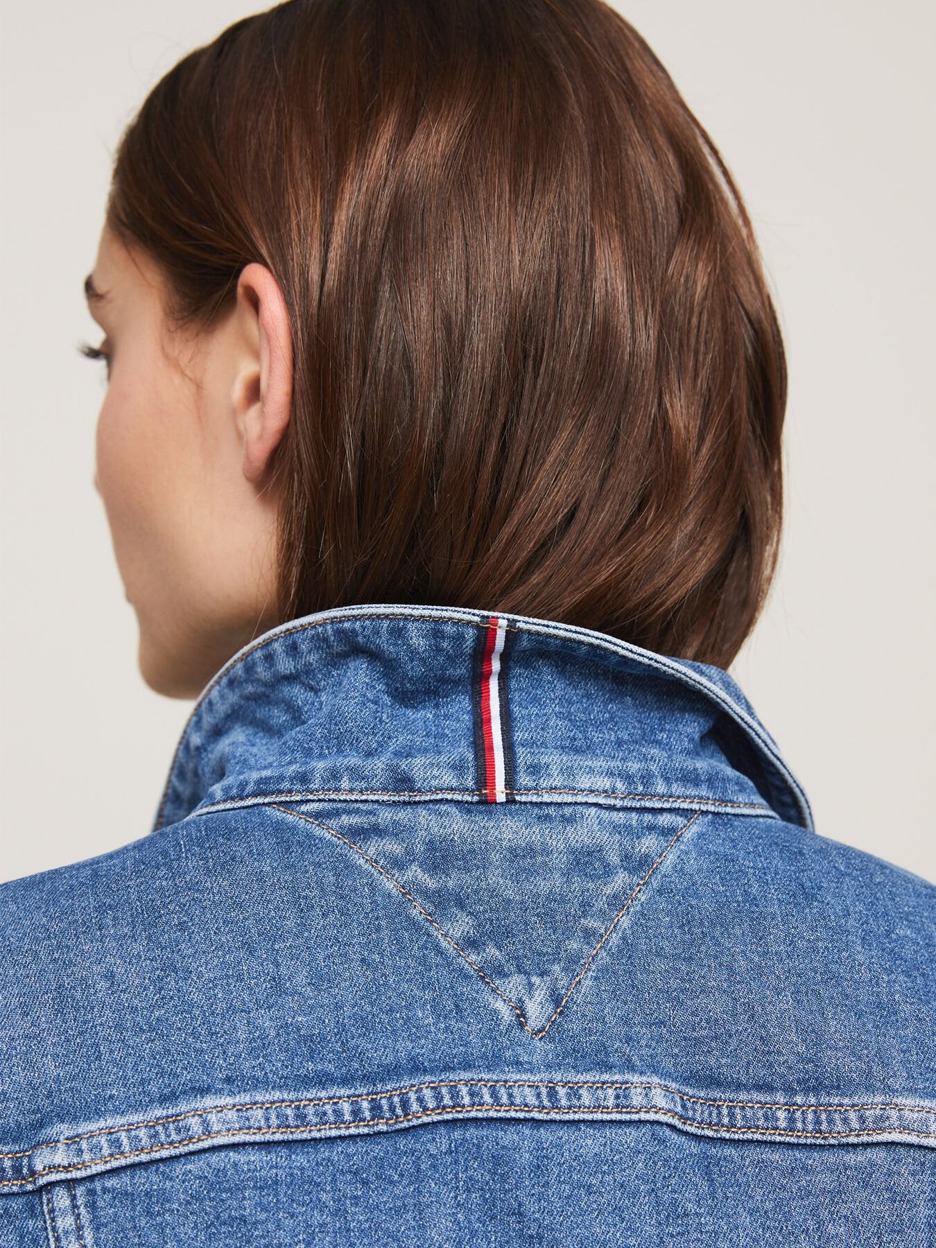 Slim Fit Denim Trucker Jacket