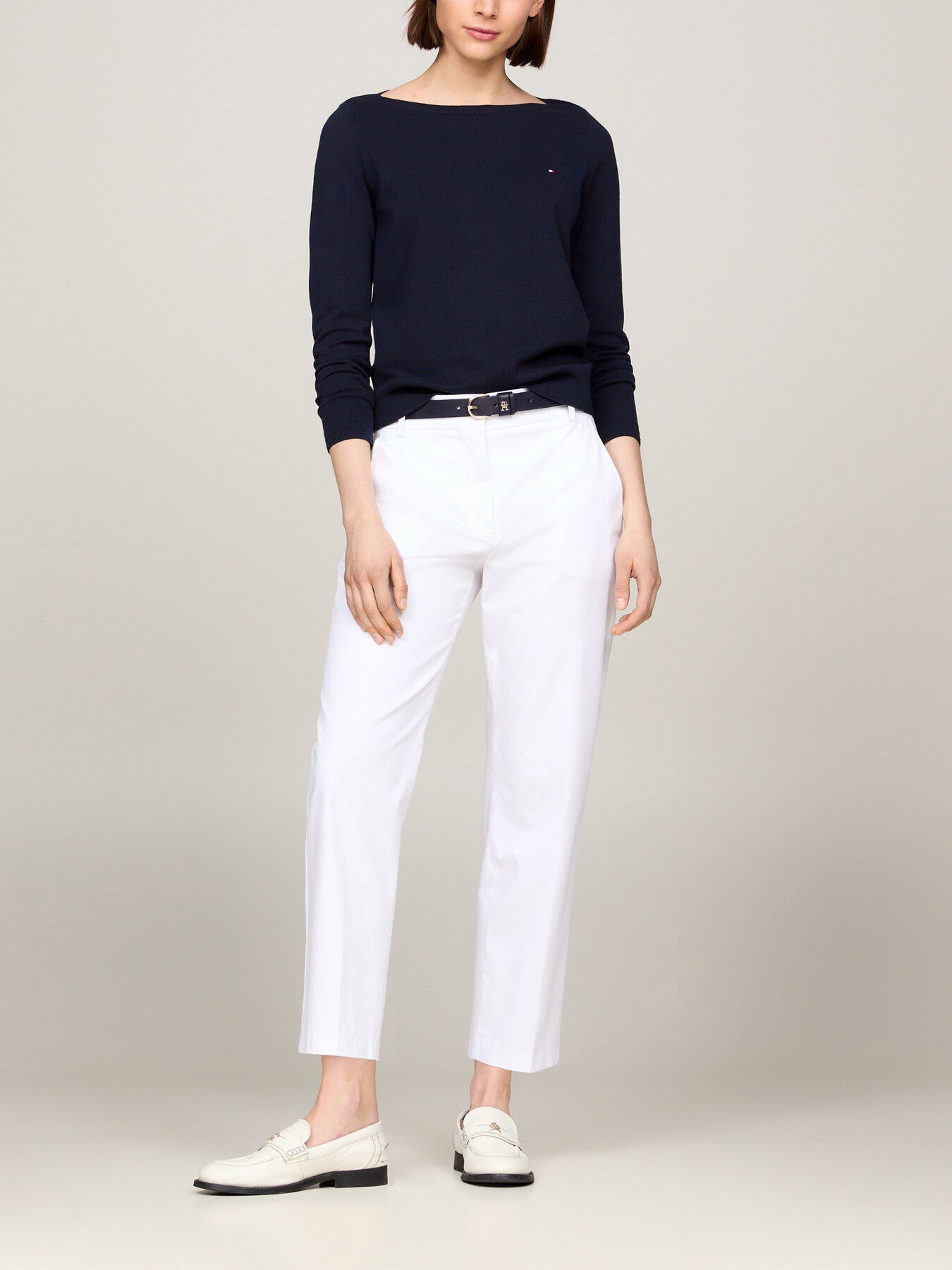 Boat Neck Jersey Sweatshirt