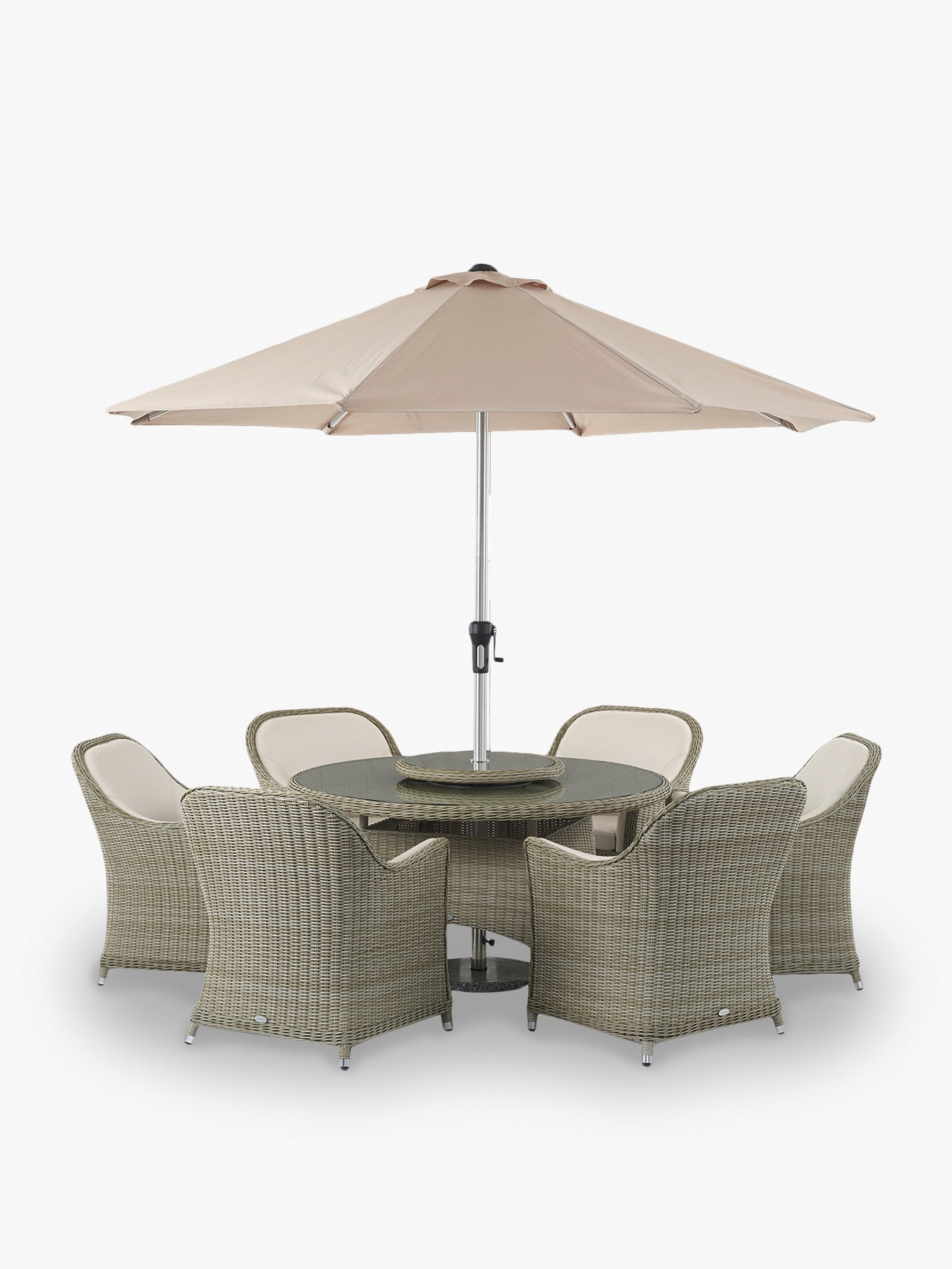 Monte Carlo 6 Seat Round Dining Set