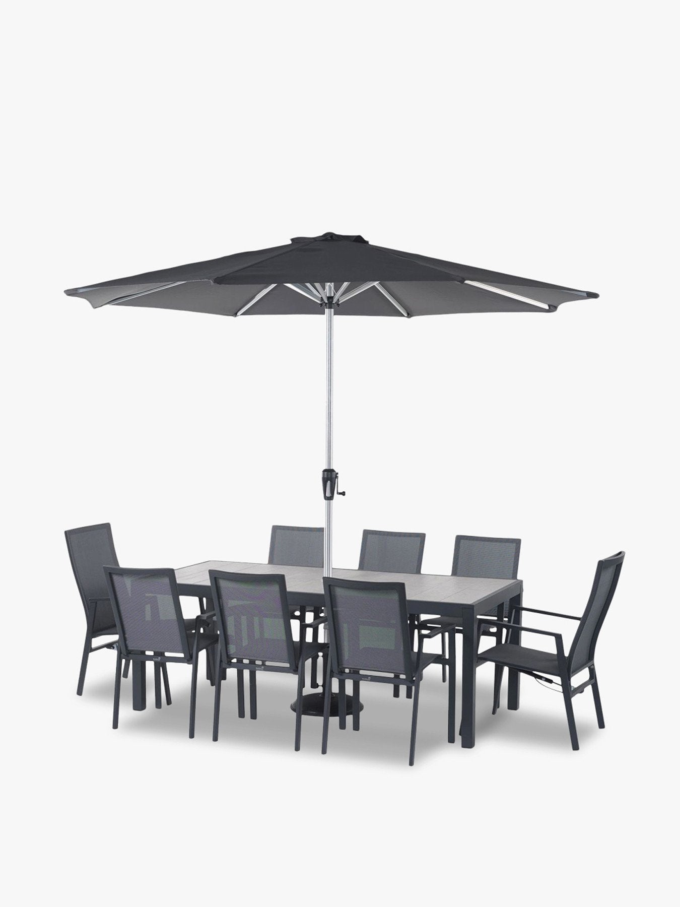 Seville Rectangular 8 Seat Dining Table with Pars