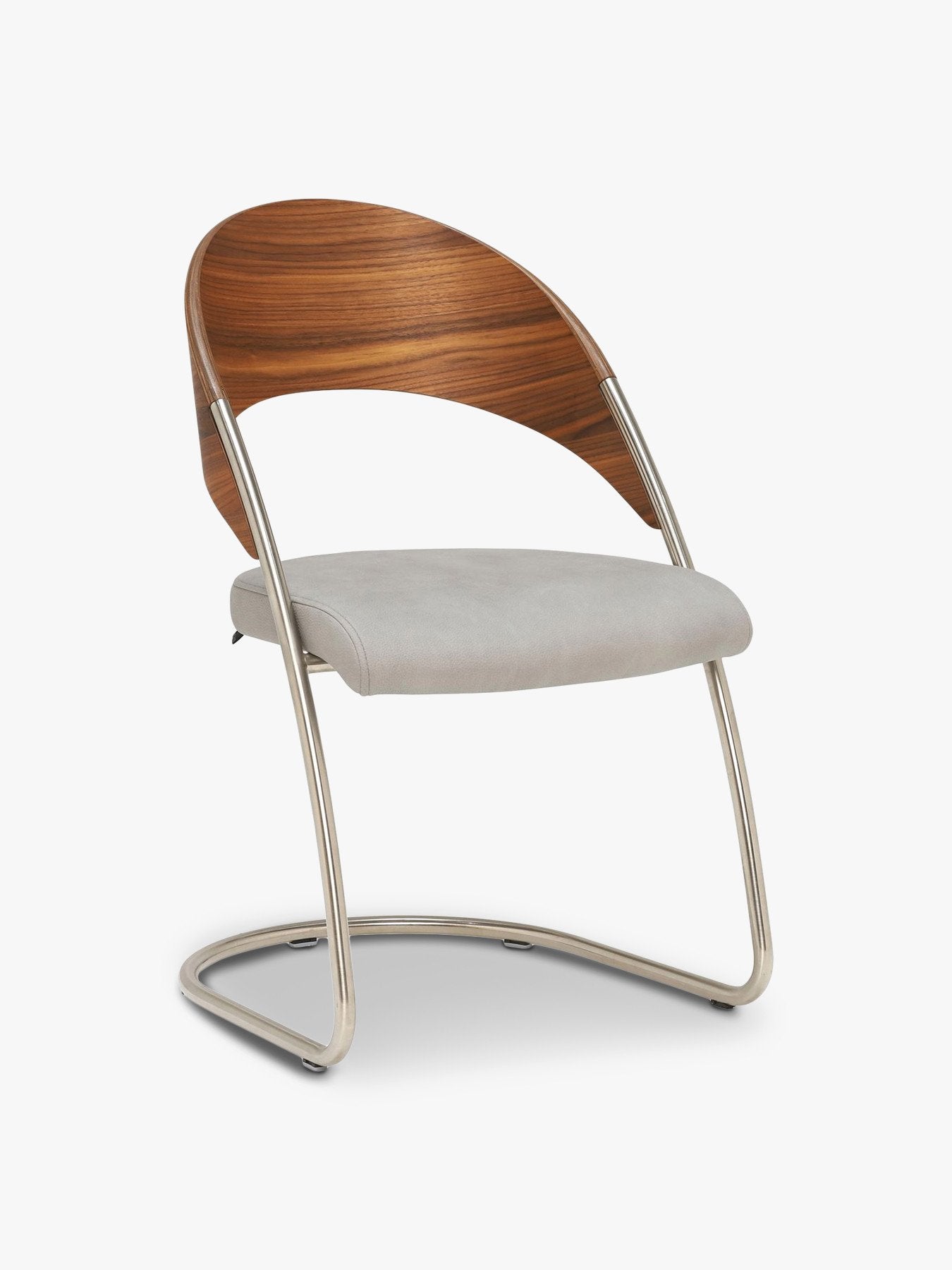 Alexa Dining Chair, Dublin Stone and Colorado Walnut