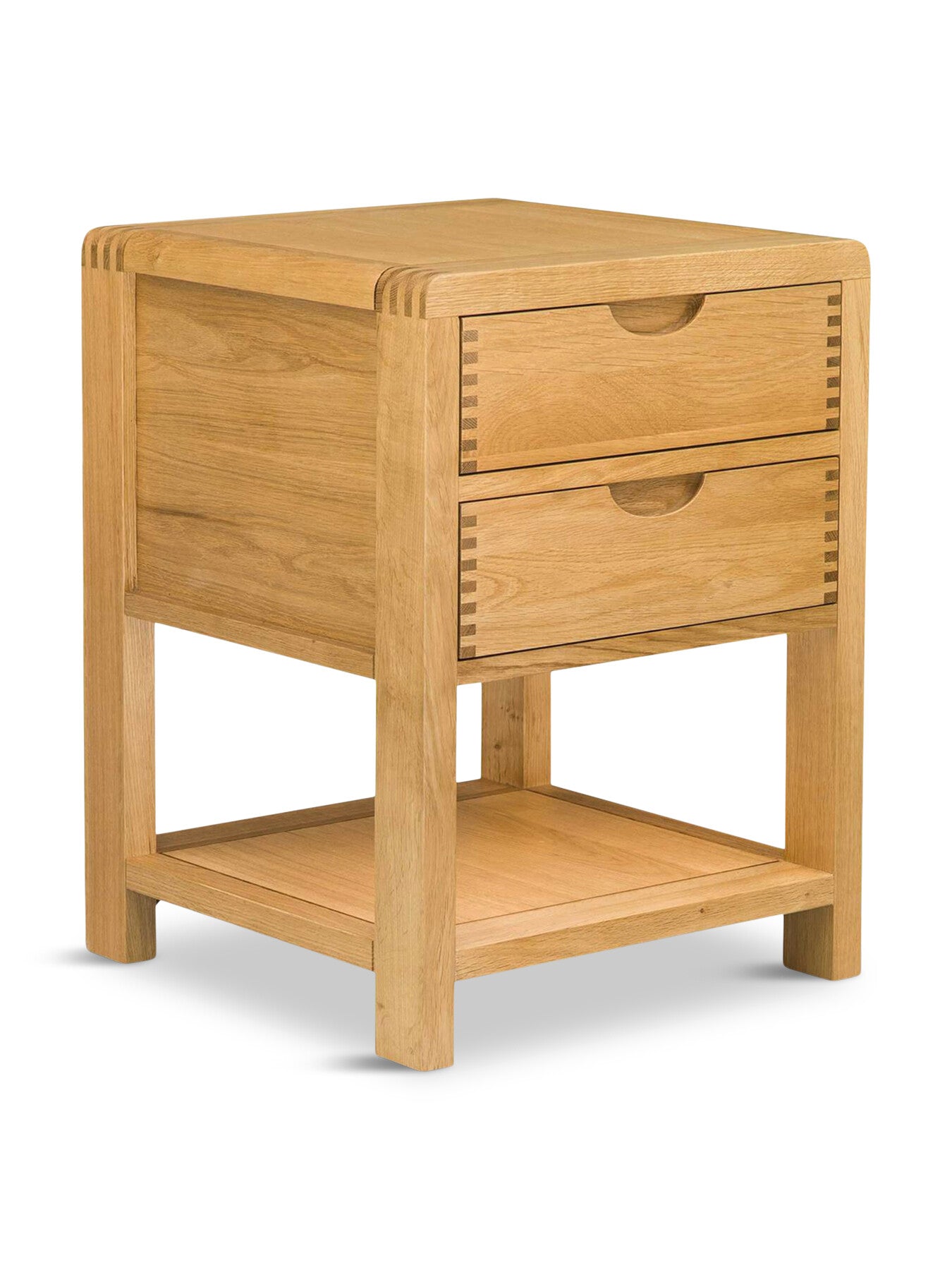 Ercol Bosco 2 Drawer Bedside Cabinet