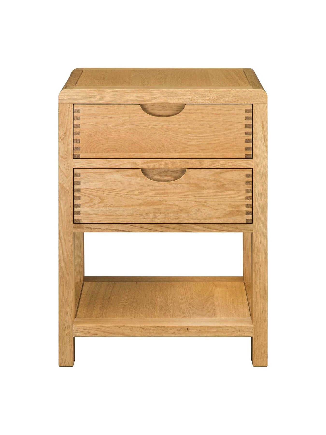 Ercol Bosco 2 Drawer Bedside Cabinet
