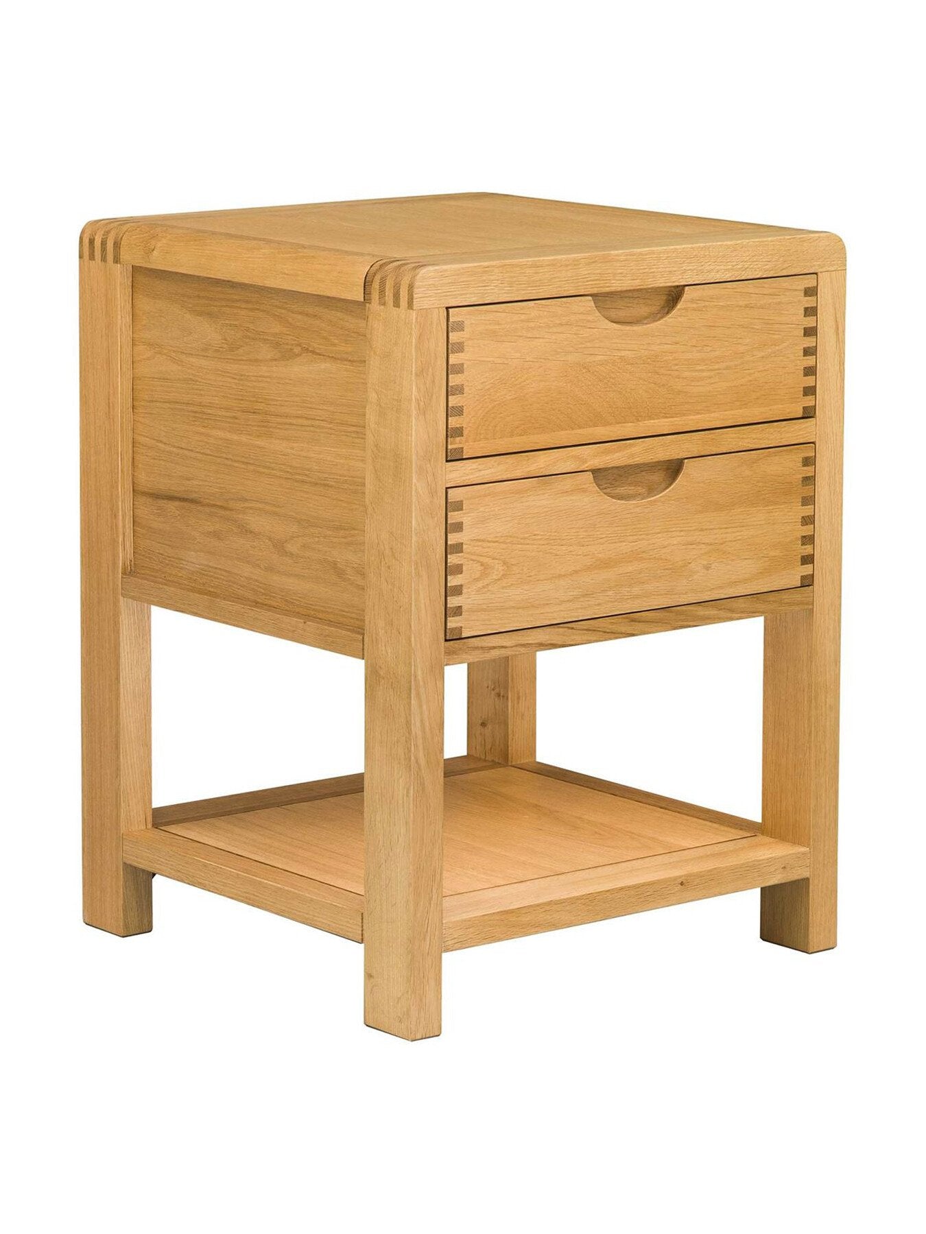 Ercol Bosco 2 Drawer Bedside Cabinet