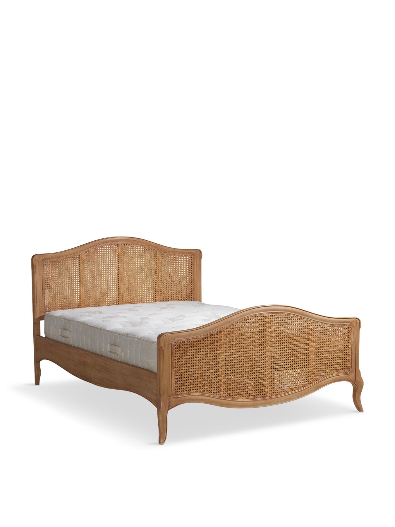 Cecile Brown Rattan And Wood French Style Super King