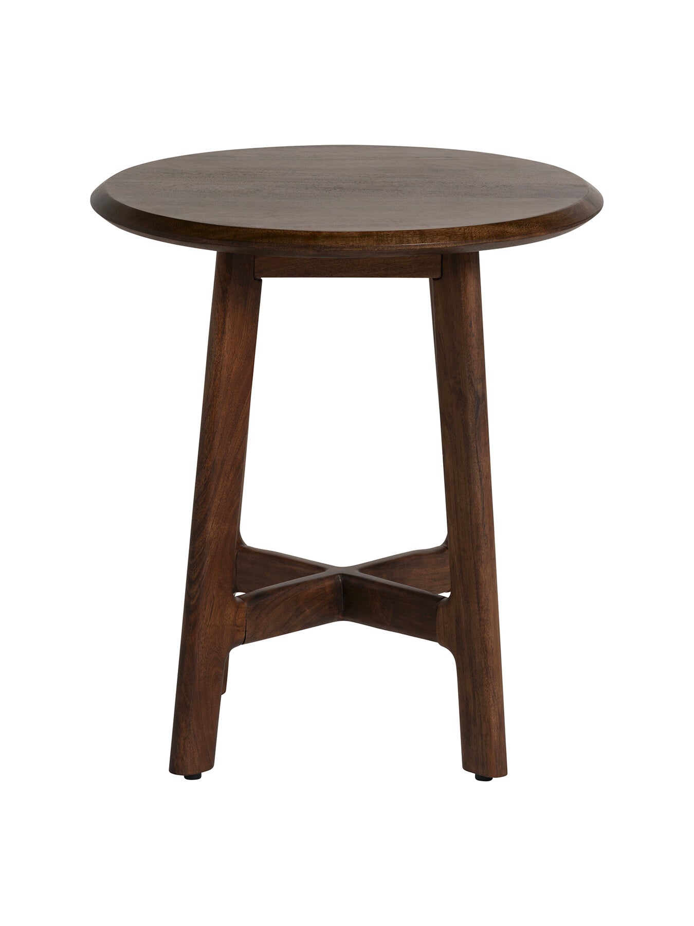 Brown Cresta Acacia Wood Side Table
