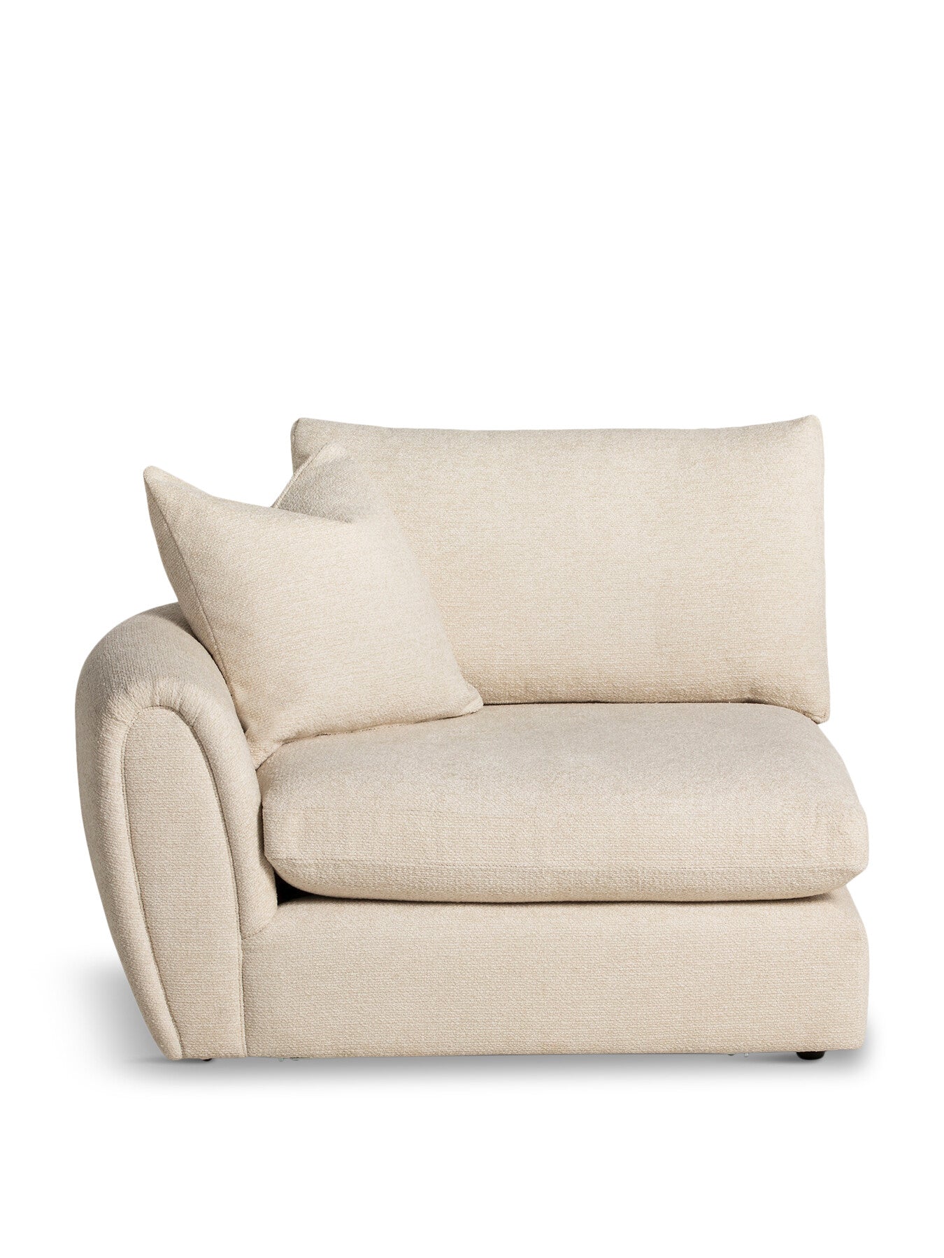 Damaris Fabric Modular 1 Seat Sofa Unit With Left Ar