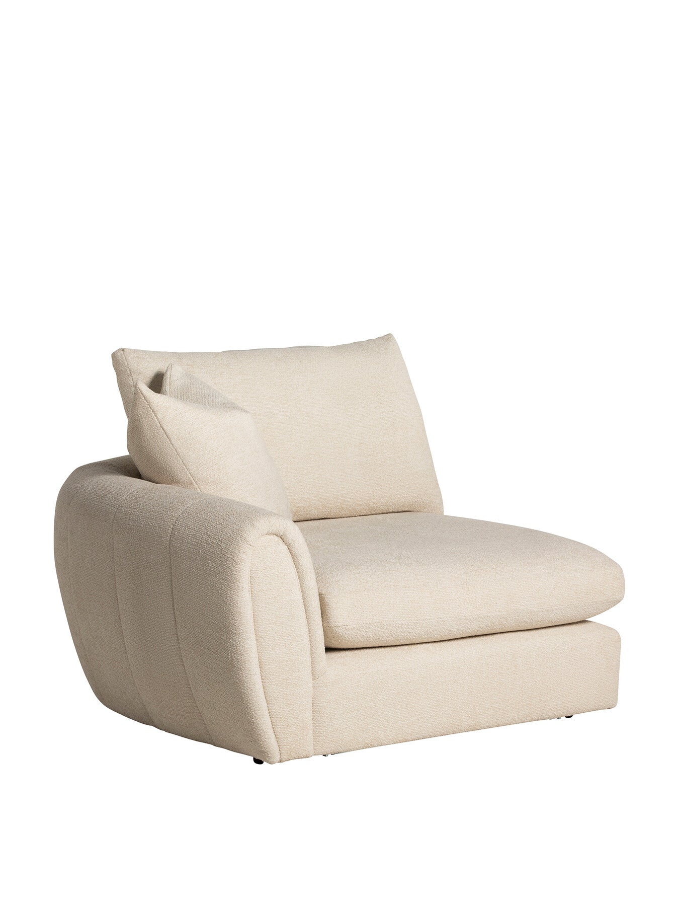 Damaris Fabric Modular 1 Seat Sofa Unit With Left Ar