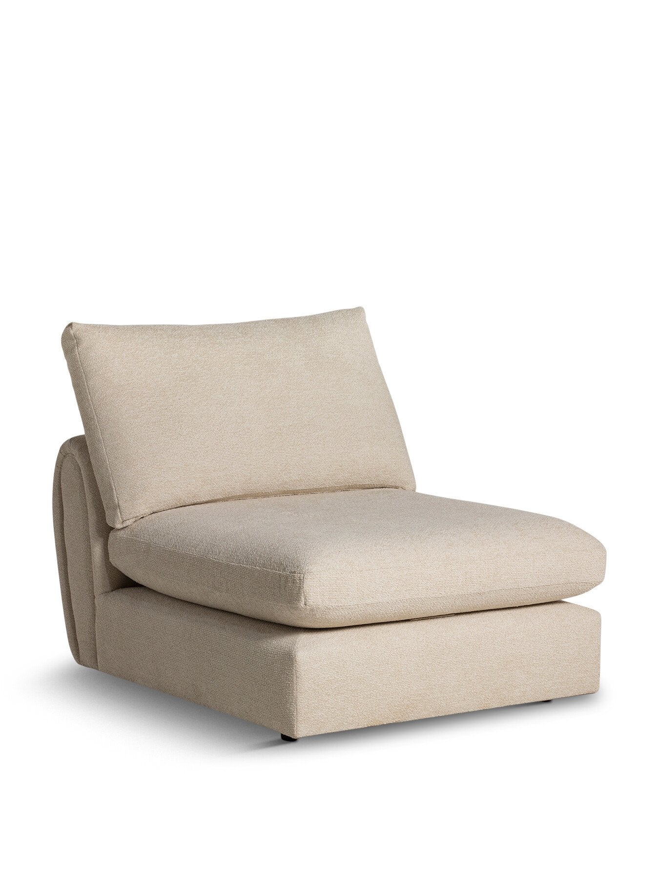 Damaris Fabric Modular Armless 1 Seat Chair