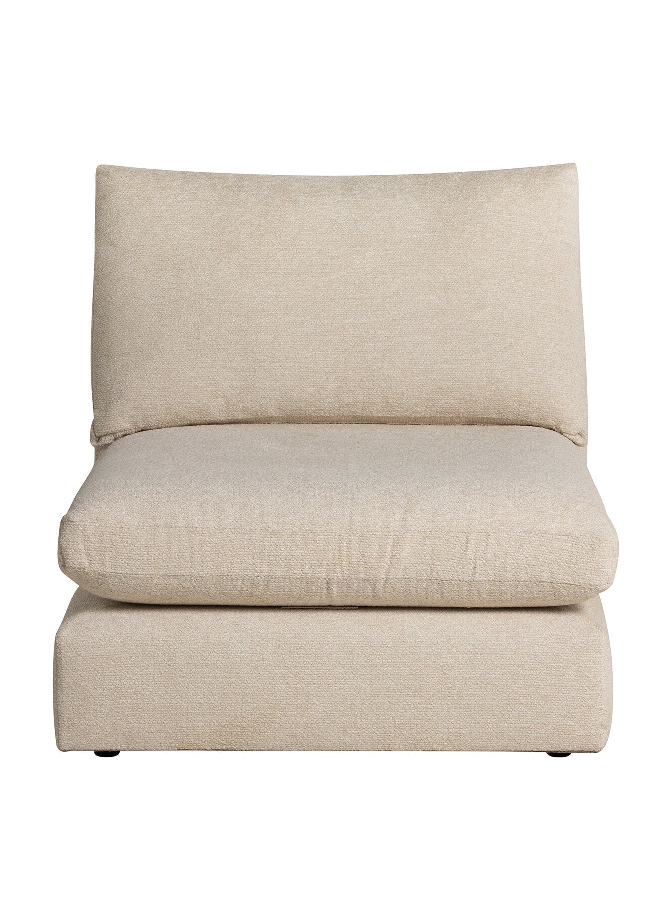Damaris Fabric Modular Armless 1 Seat Chair
