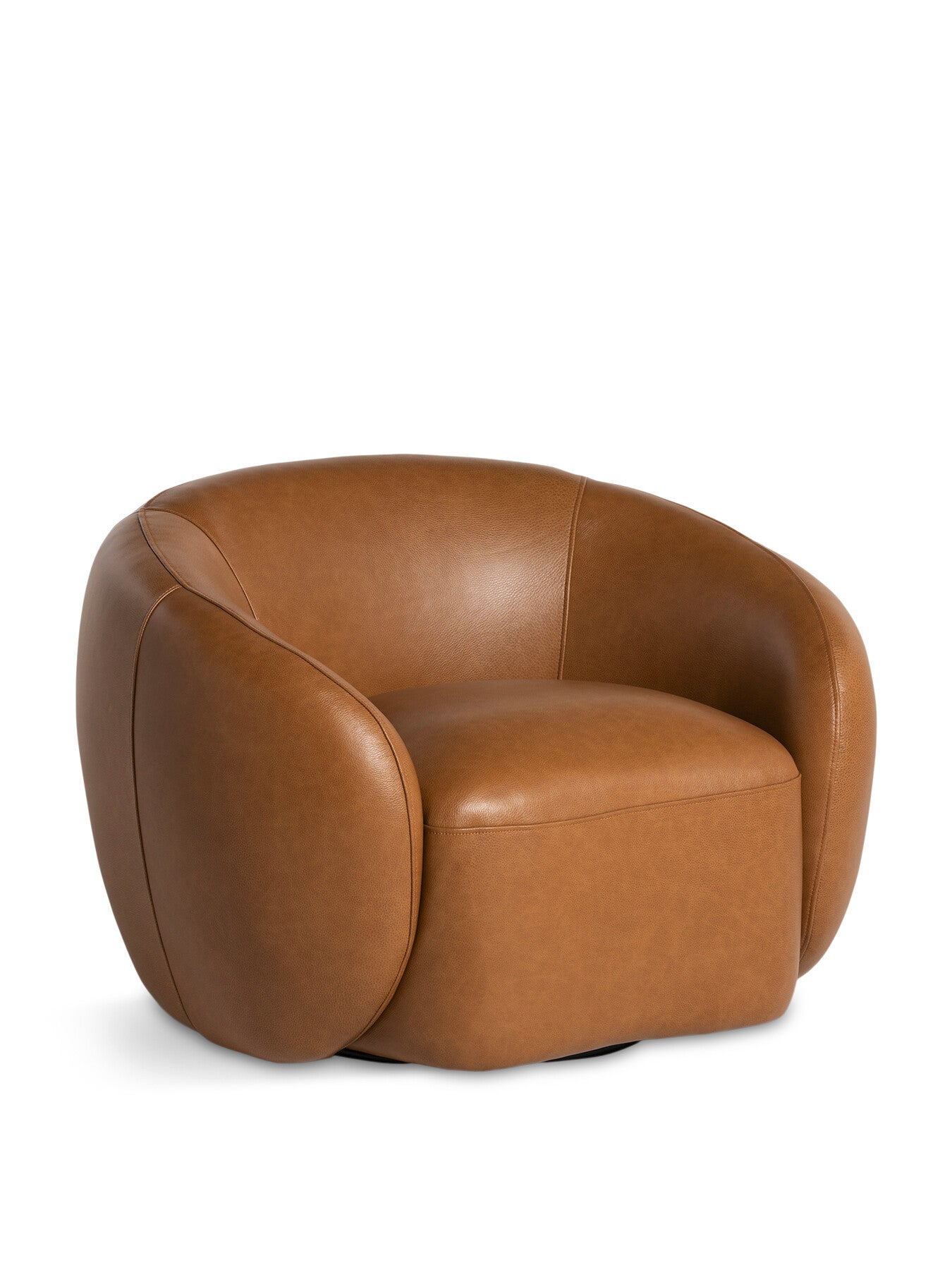 Gardin Leather Swivel Chair