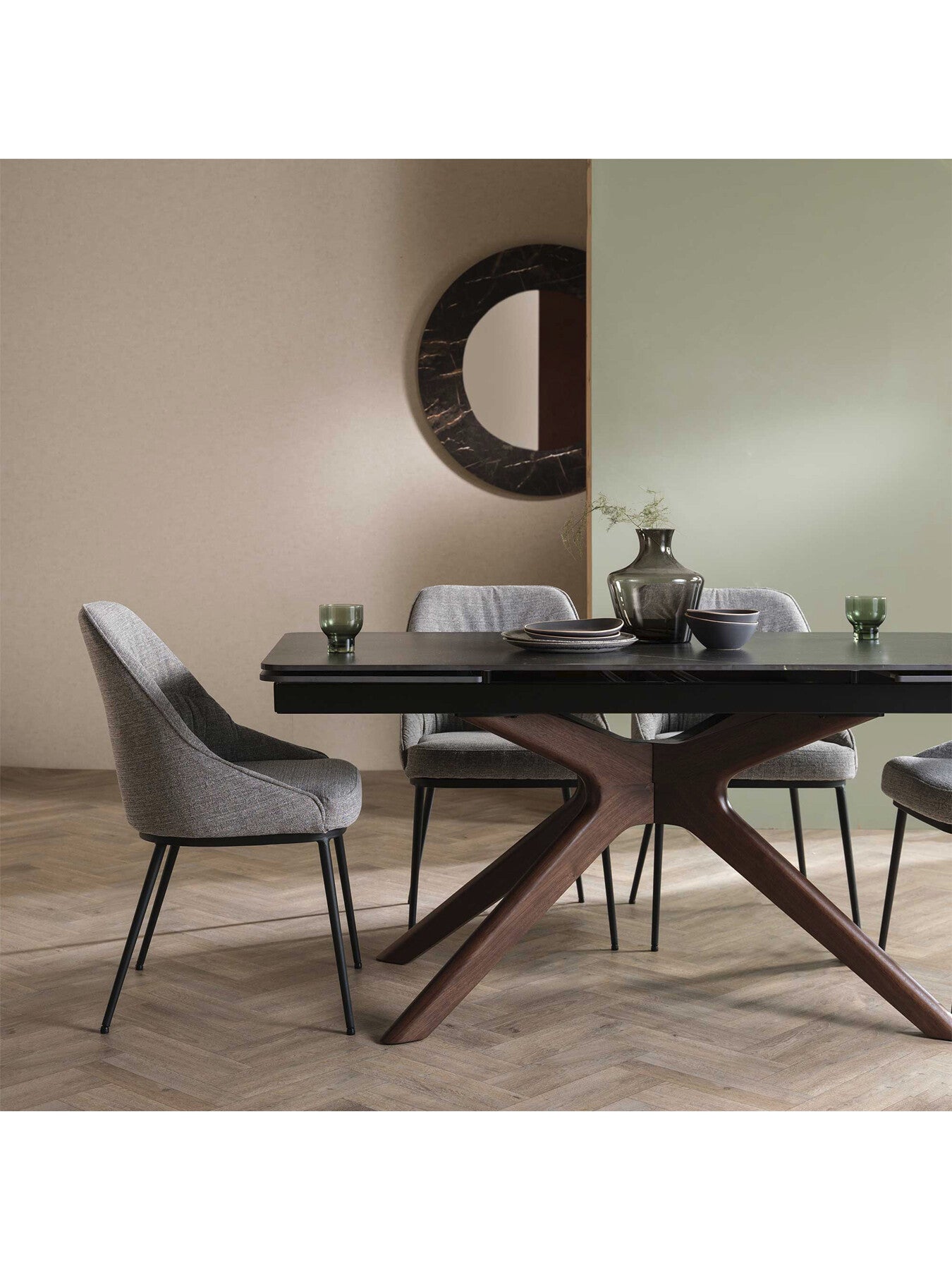 Hatton Light Fabric Dining Chair