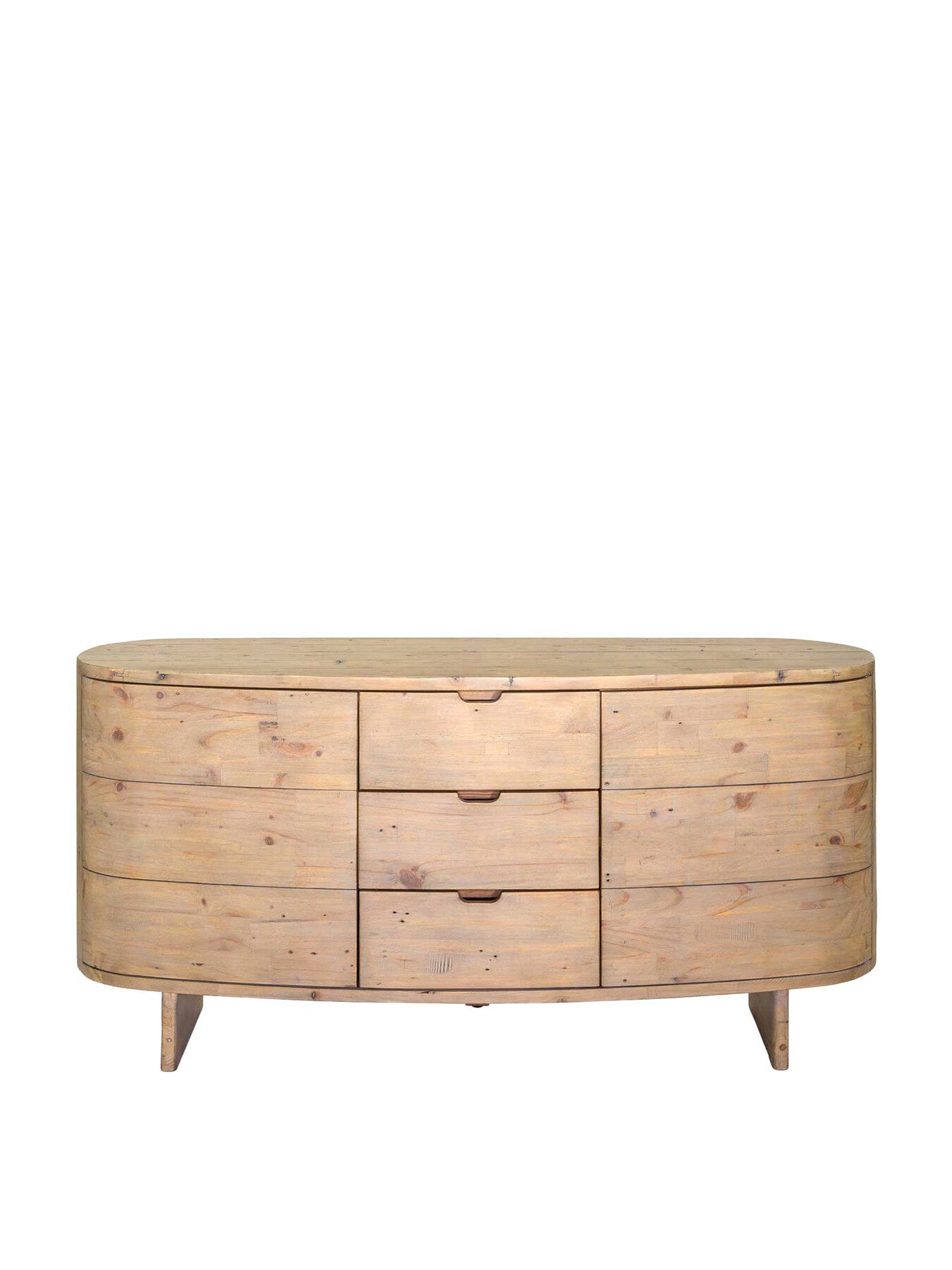 Lathan Reclaimed Wood 2 Cupboards And 3 Doors Buffet C