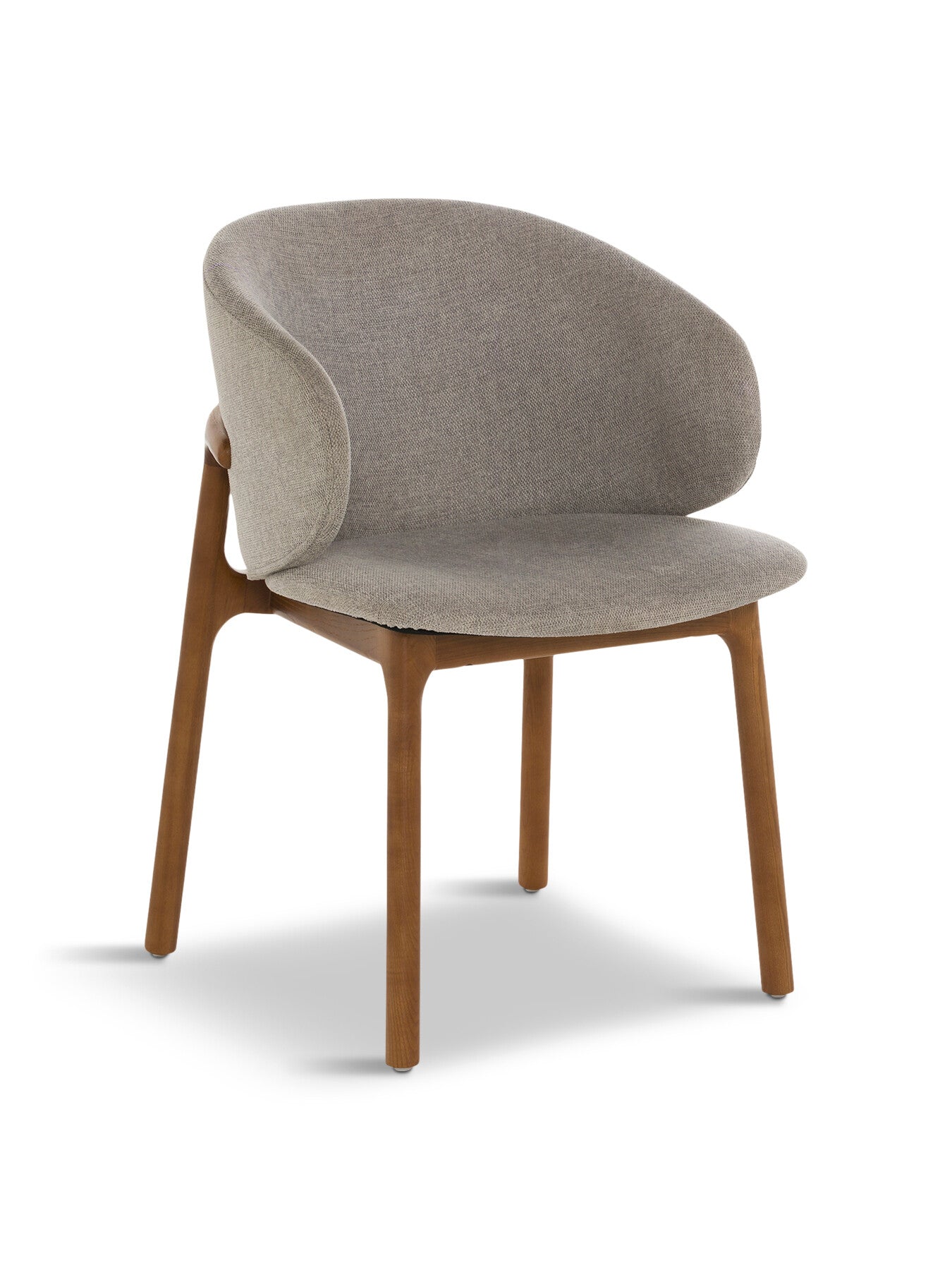 Ren Fabric Curved Dining Chair