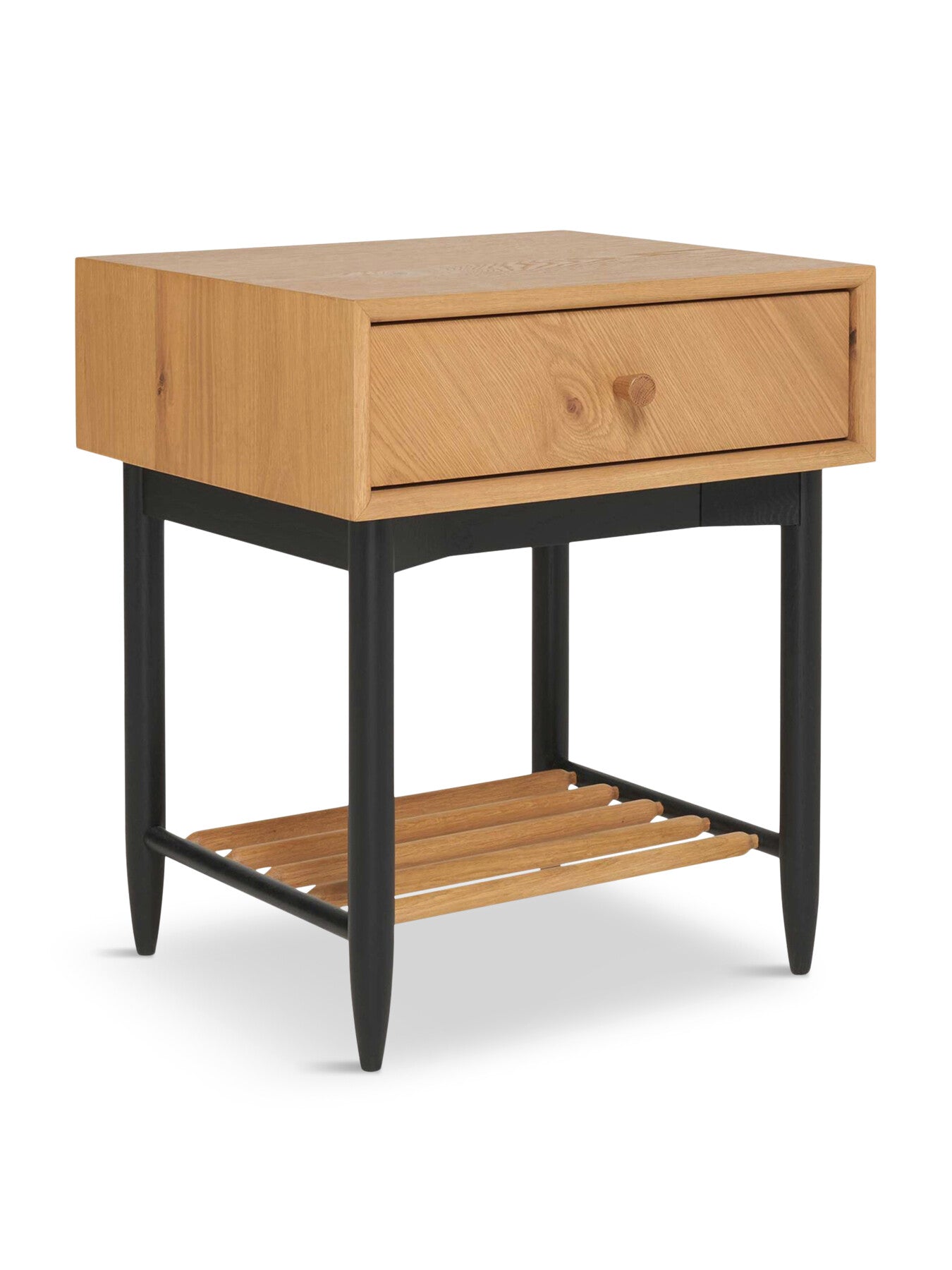 Ercol Monza 1 Drawer Bedside Cabinet