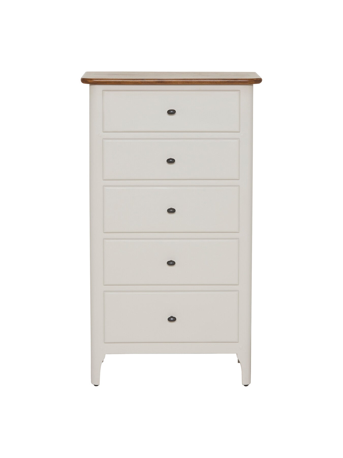Mara Mango Wood 5 Drawer Tall Chest