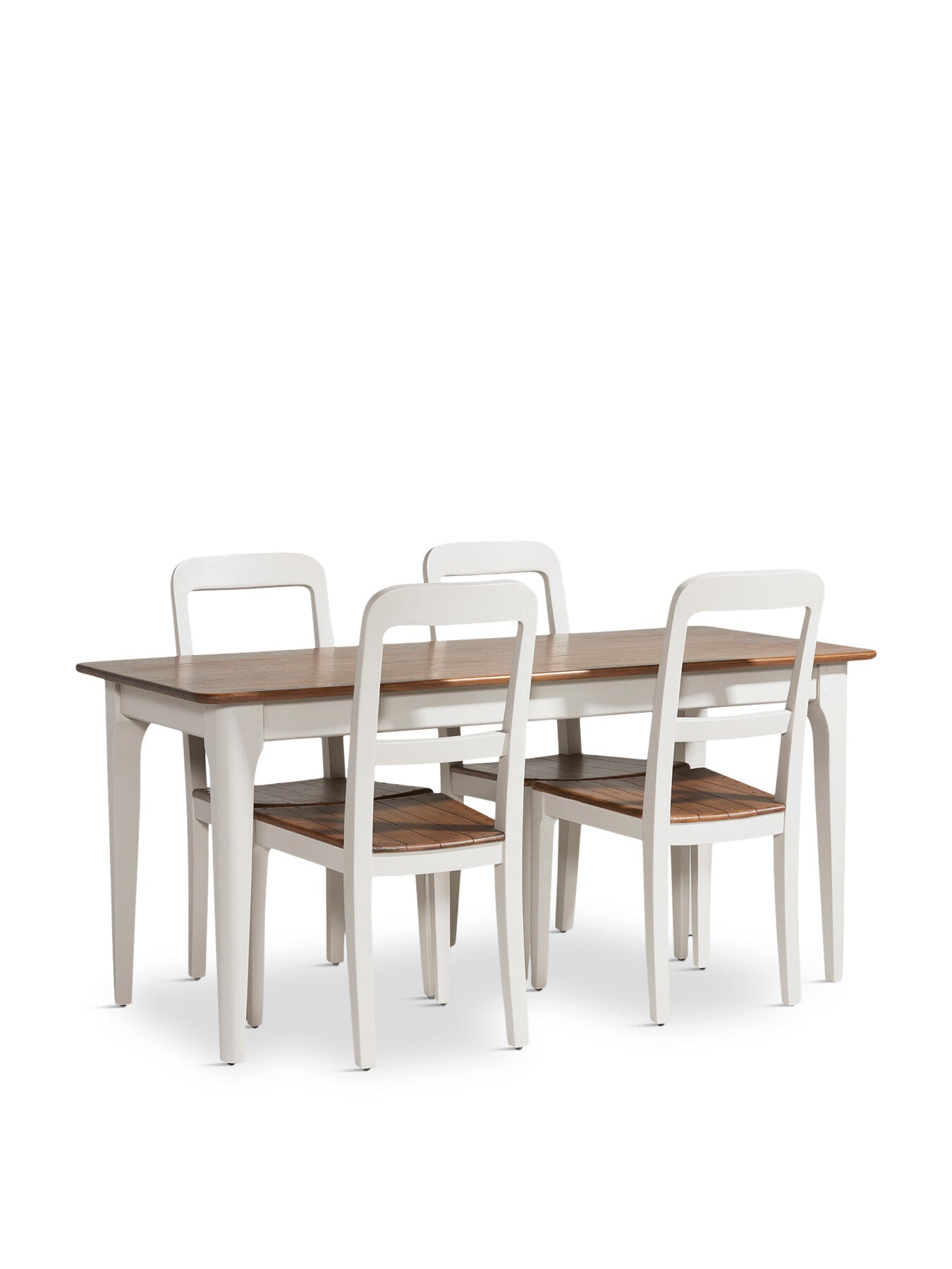 Mara Small Wood 165Cm Dining Table And 5 Side Chairs