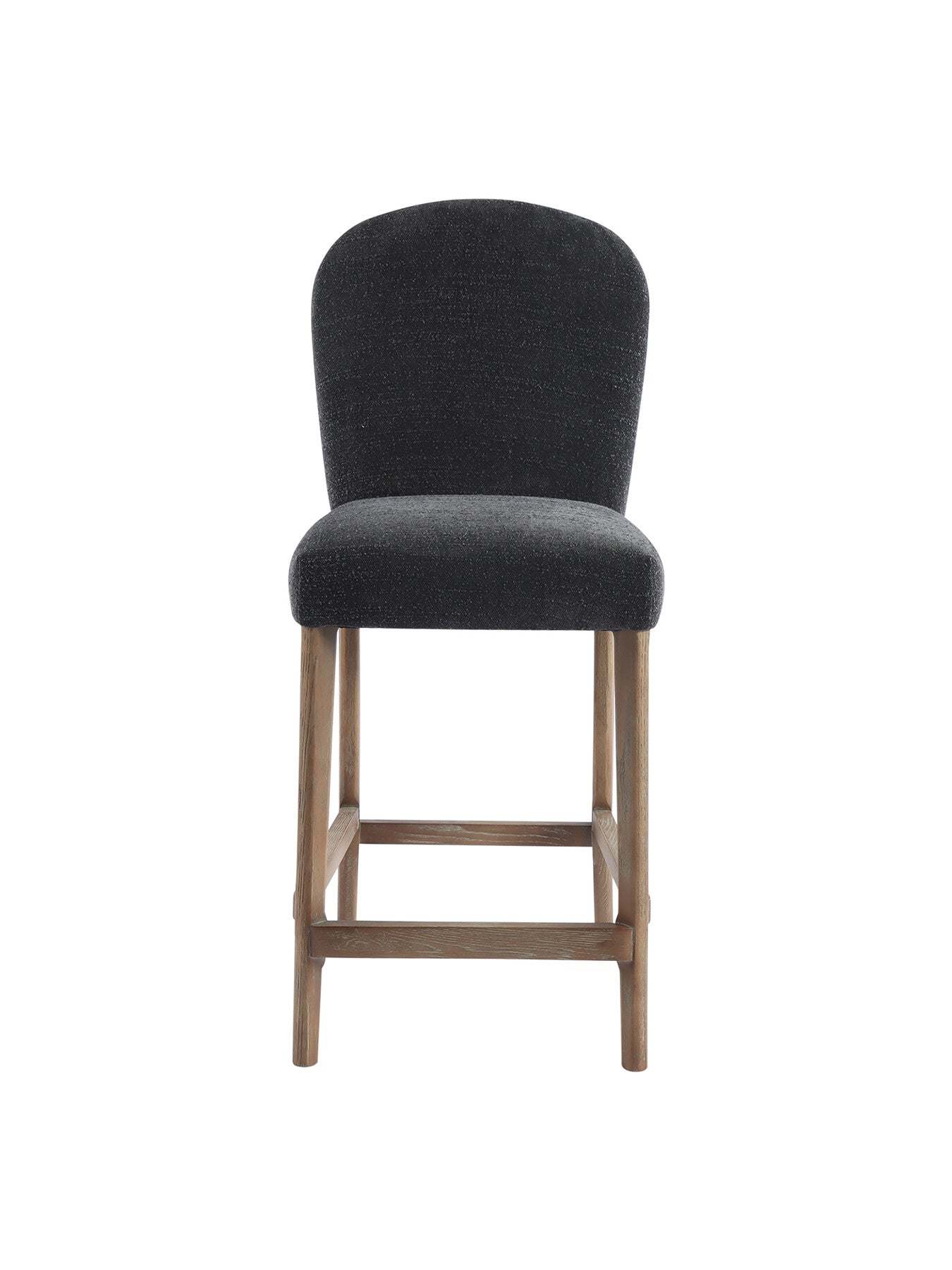 Maurice Boucle Counter Stool With Brass Studs