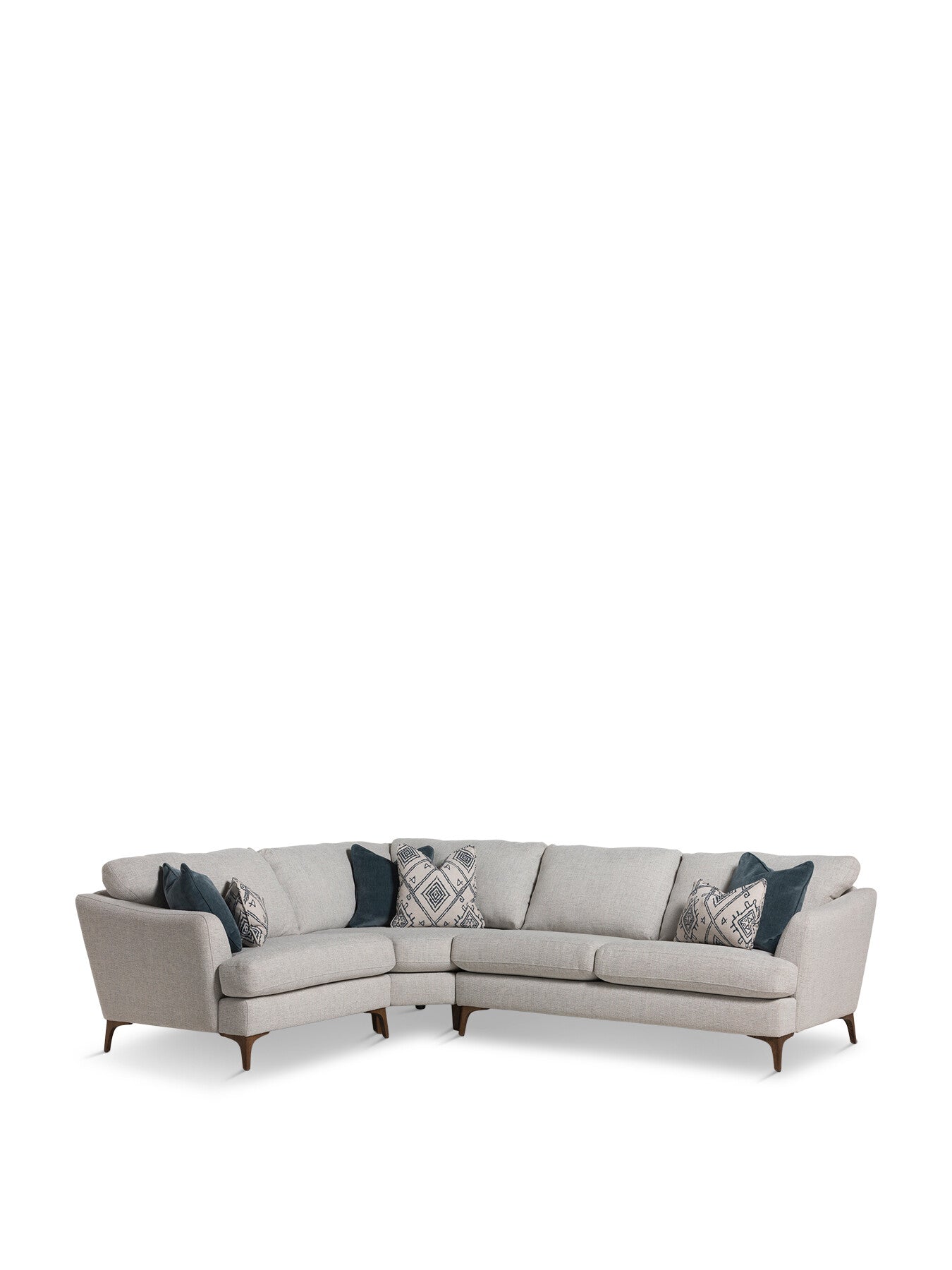 Embrey Fabric 5 Seater Corner Sofa, Right Hand