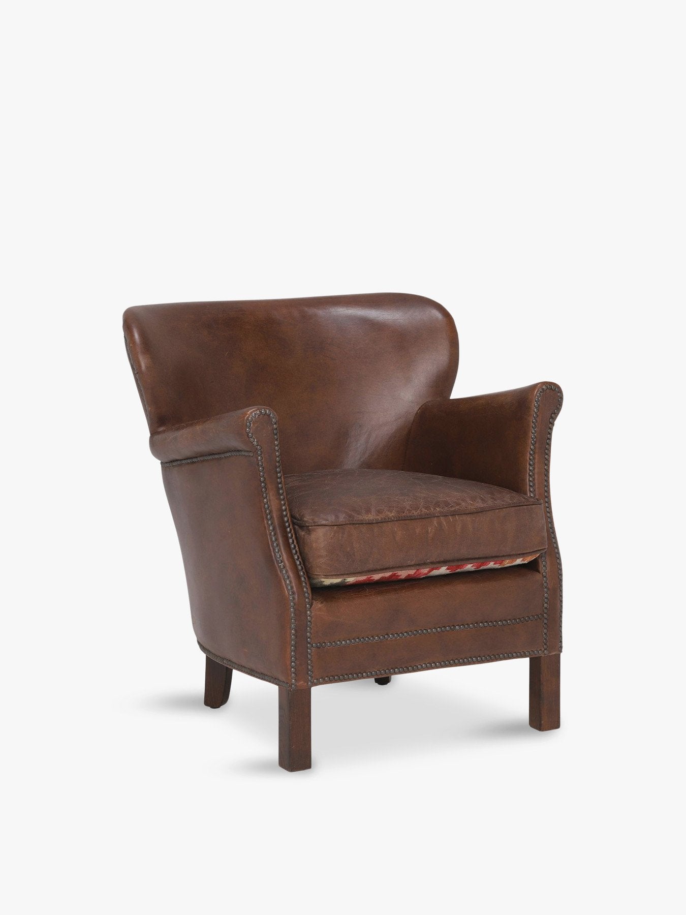 Cavendish Leather Armchair, Vintage Cigar