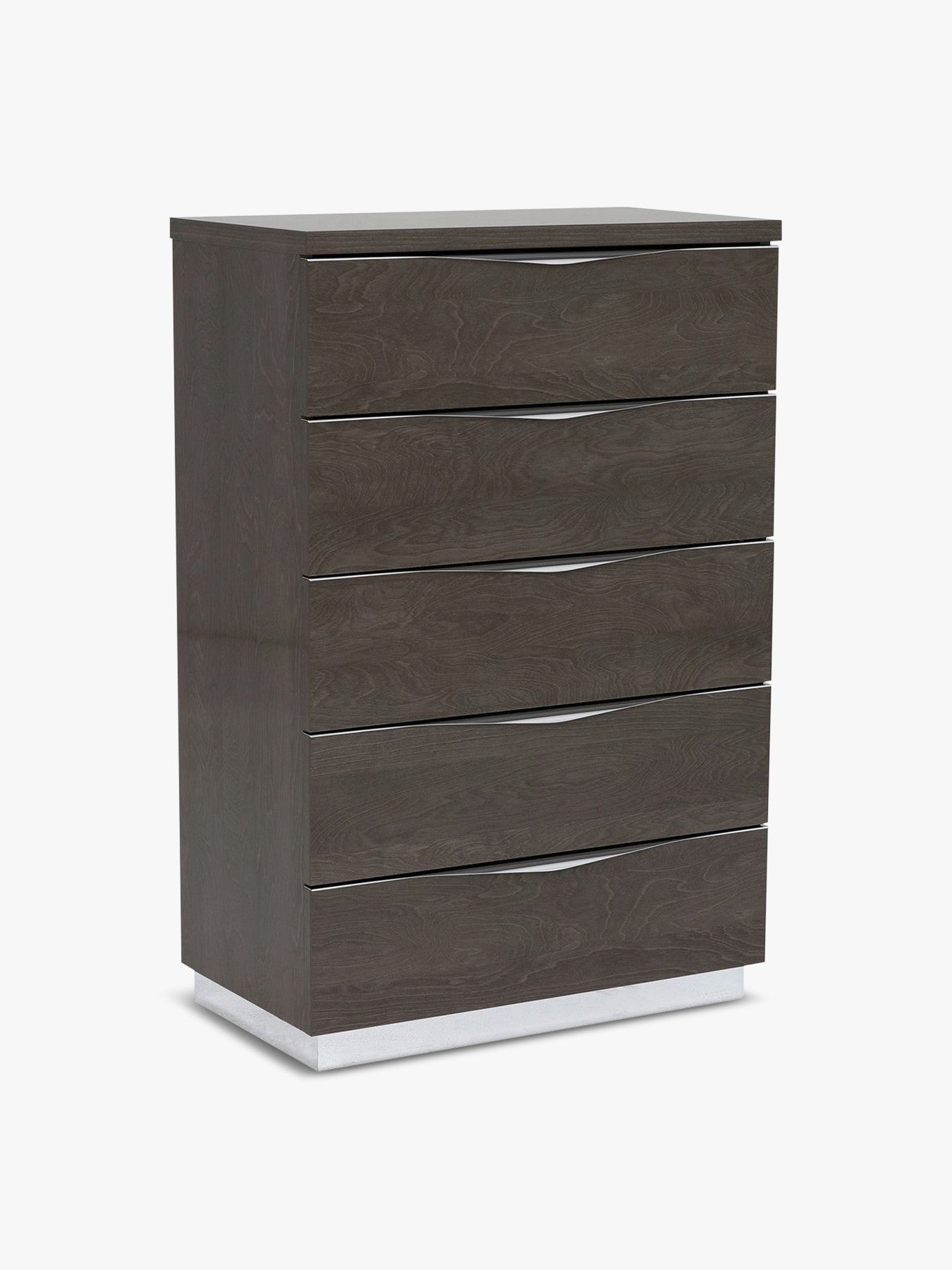 Lutyen 5 Drawer Tallboy, and Taupe