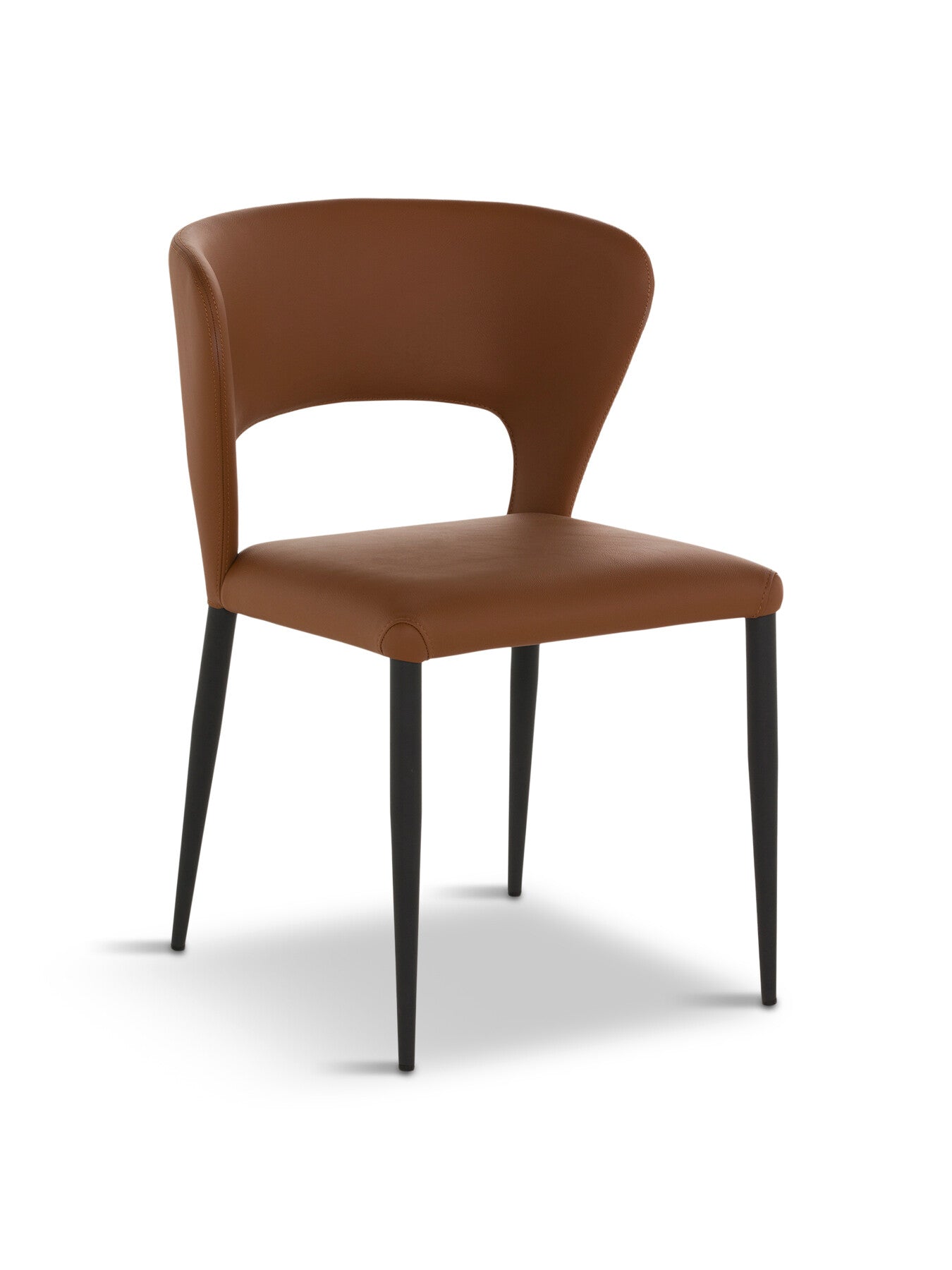 Rin Faux Leather Open Back Dining Chair
