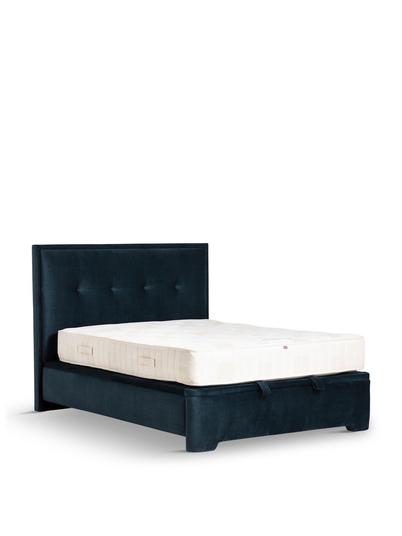 Ripley Fabric Double Ottoman Bed Frame