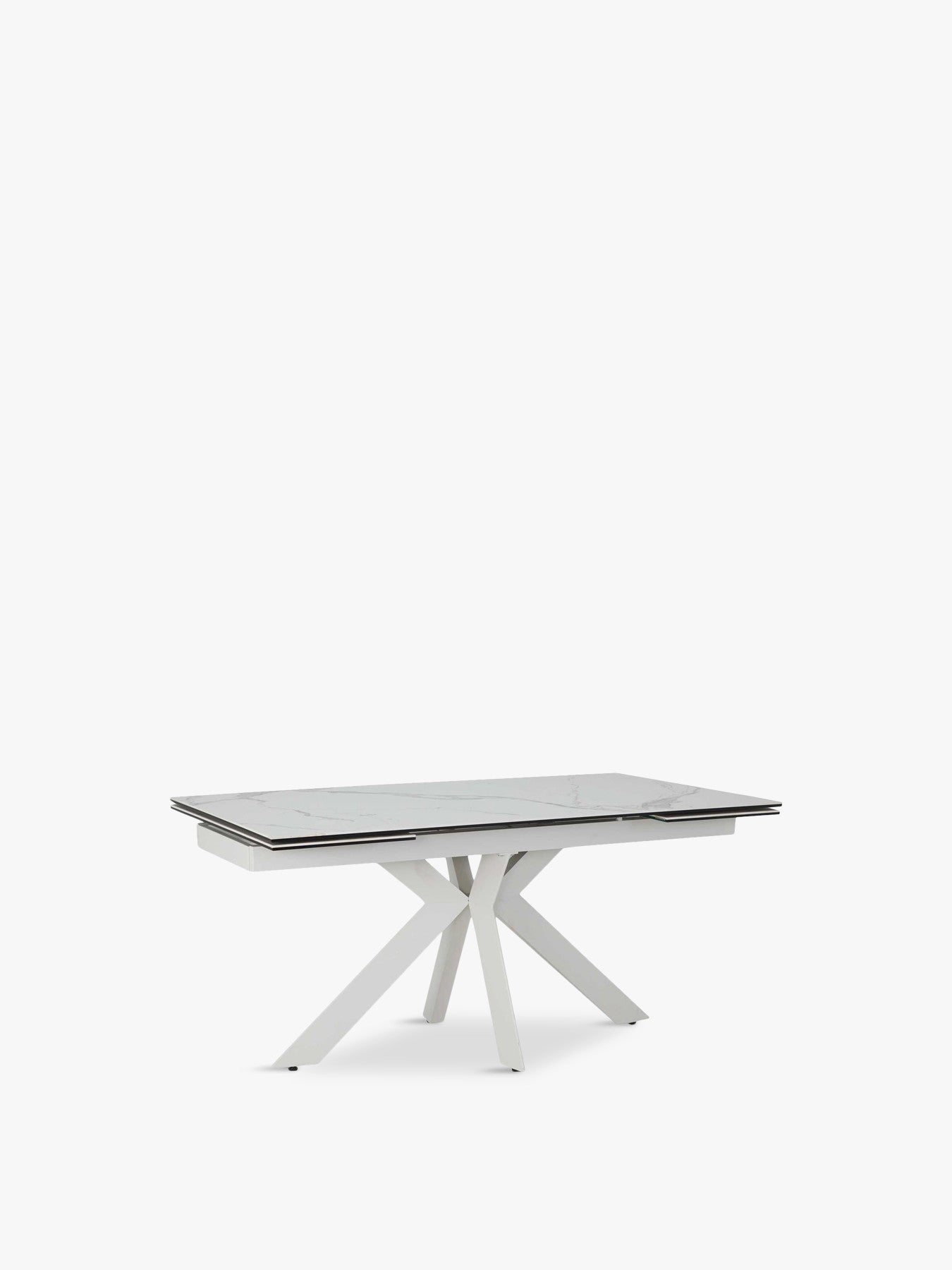Salerno Extending Dining Table, Matte Staturio