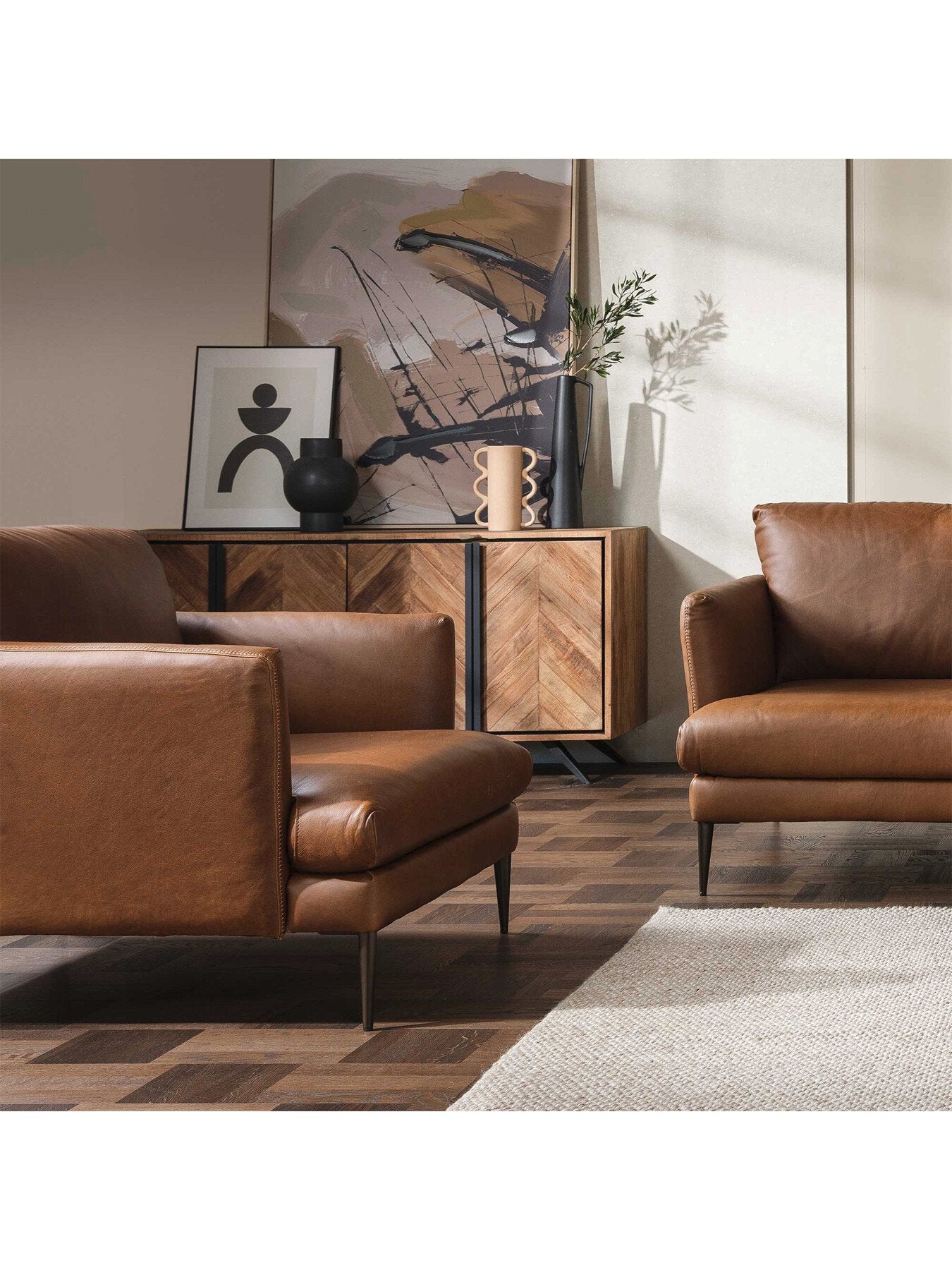 Acacia Leather Armchair
