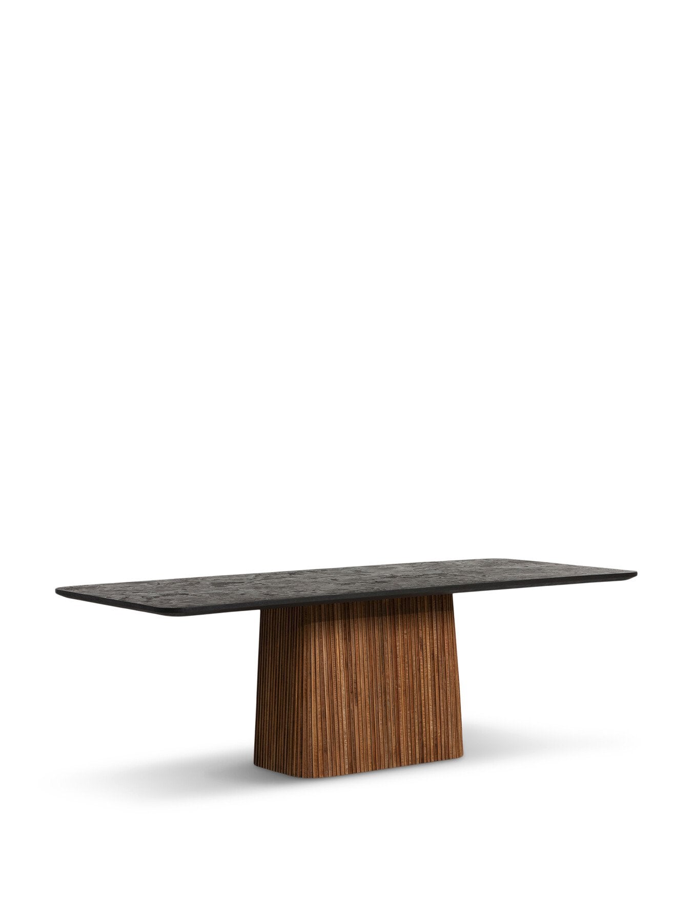 Trinidad Reclaimed Teak Wood Pedestal Dining Table, Se