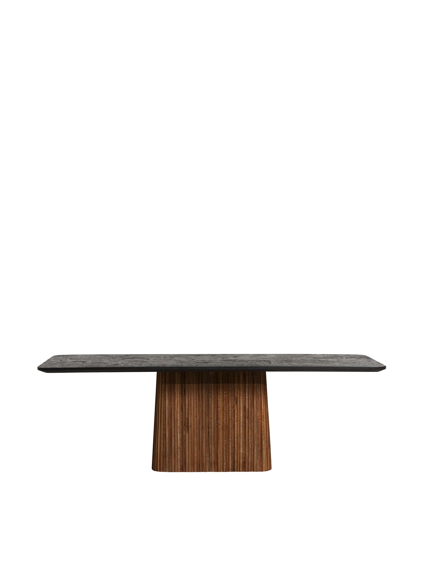 Trinidad Reclaimed Teak Wood Pedestal Dining Table, Se