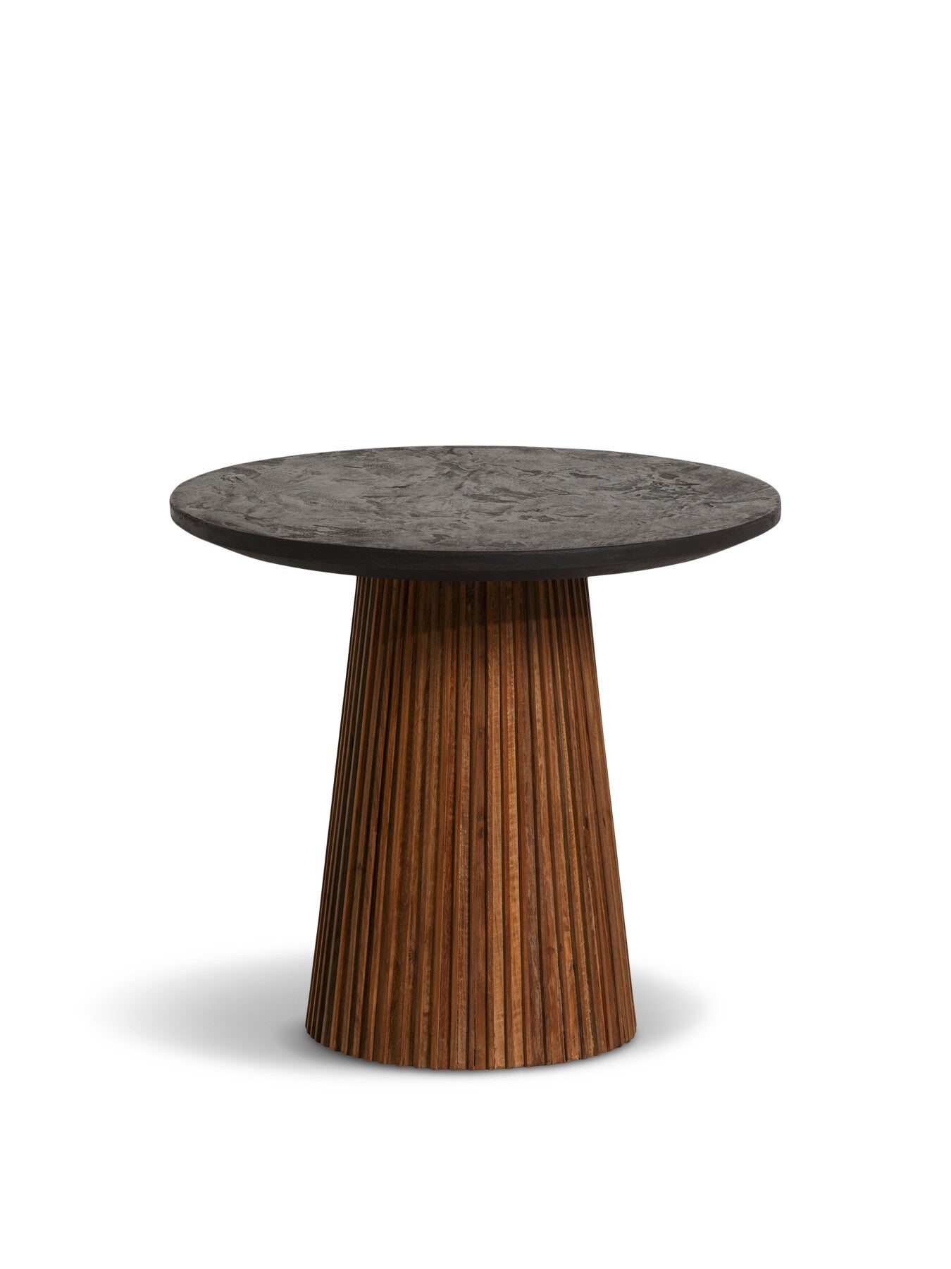 Trinidad Reclaimed Teak Wood Small Round Coffee Table