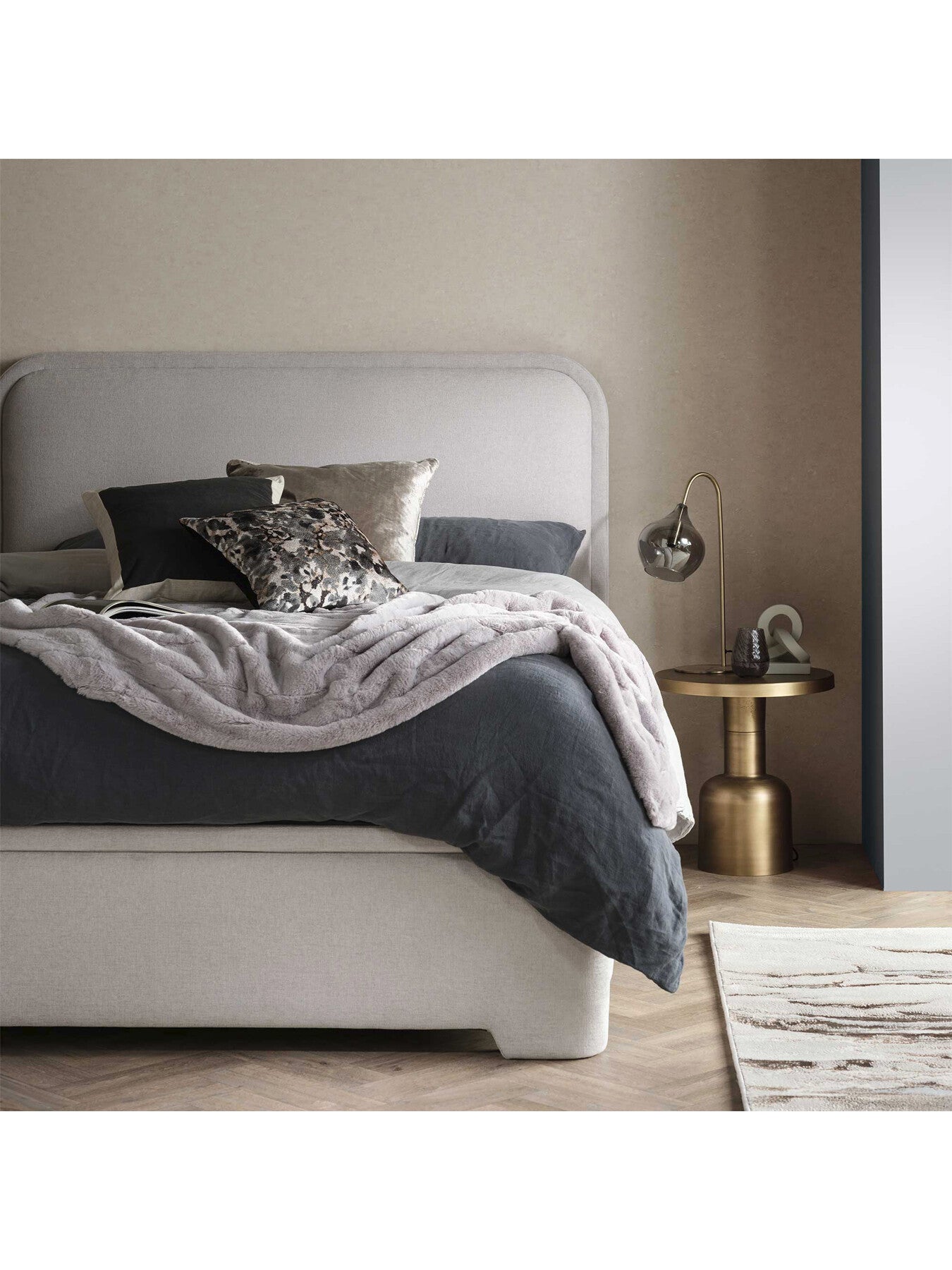 Tilbury Fabric Super King Ottoman Bed Frame